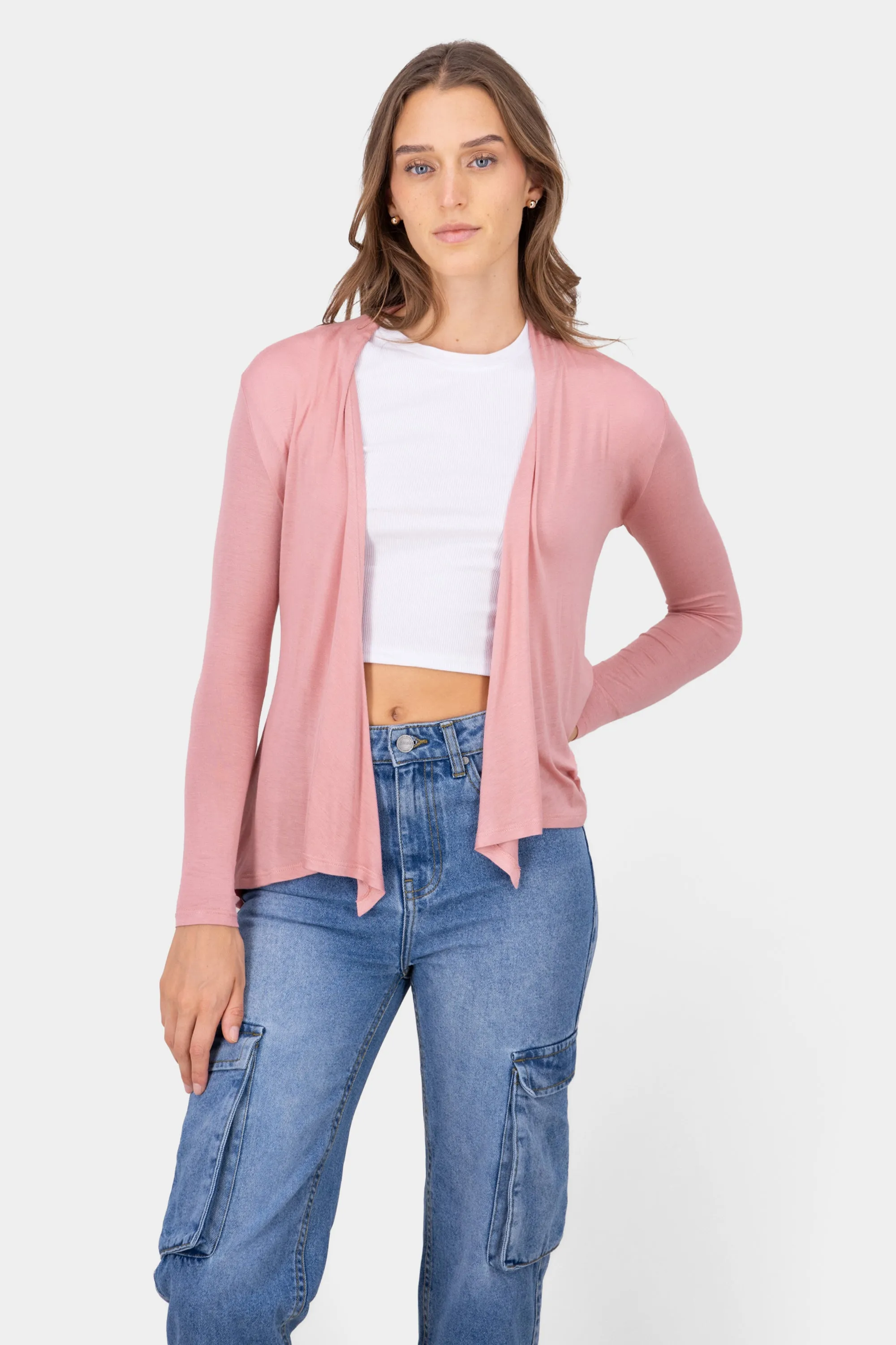 Cárdigan Corto Caída Cascada Manga Larga sold by Shasa product image thumbnail 2