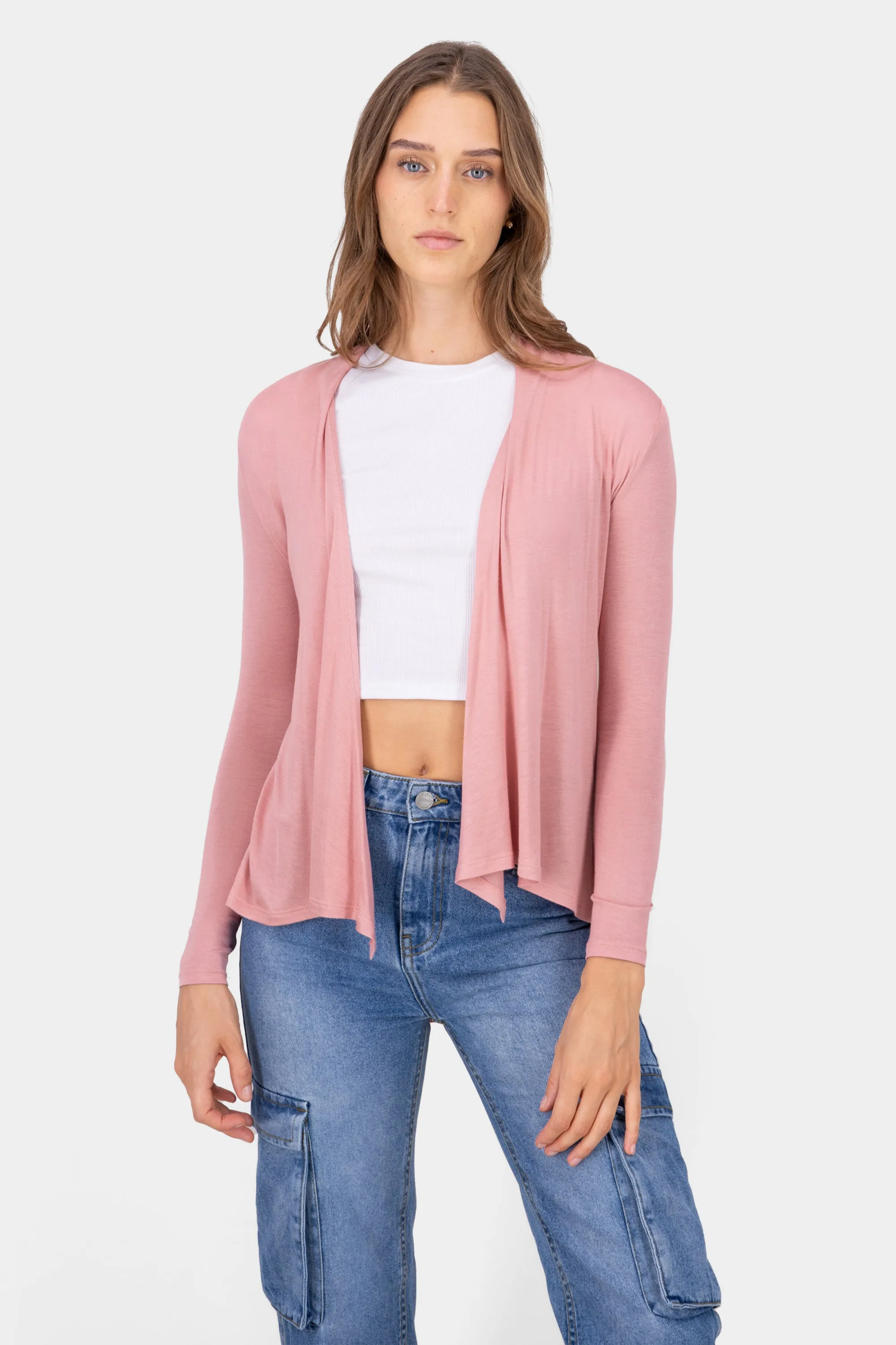 Cárdigan Corto Caída Cascada Manga Larga sold by Shasa