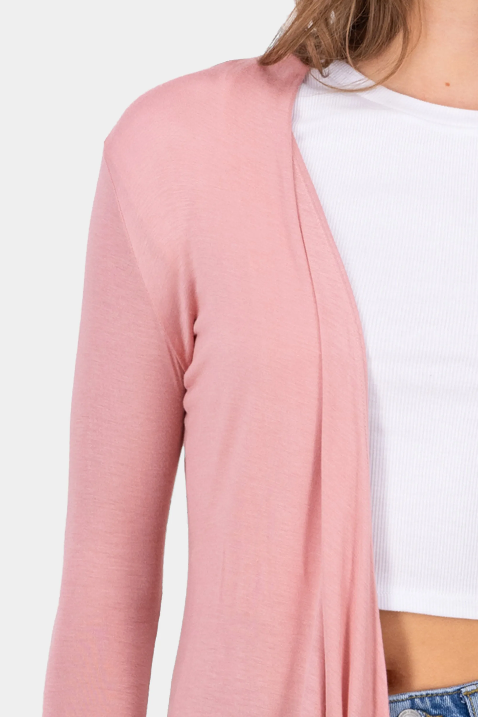 Cárdigan Corto Caída Cascada Manga Larga sold by Shasa product image thumbnail 5