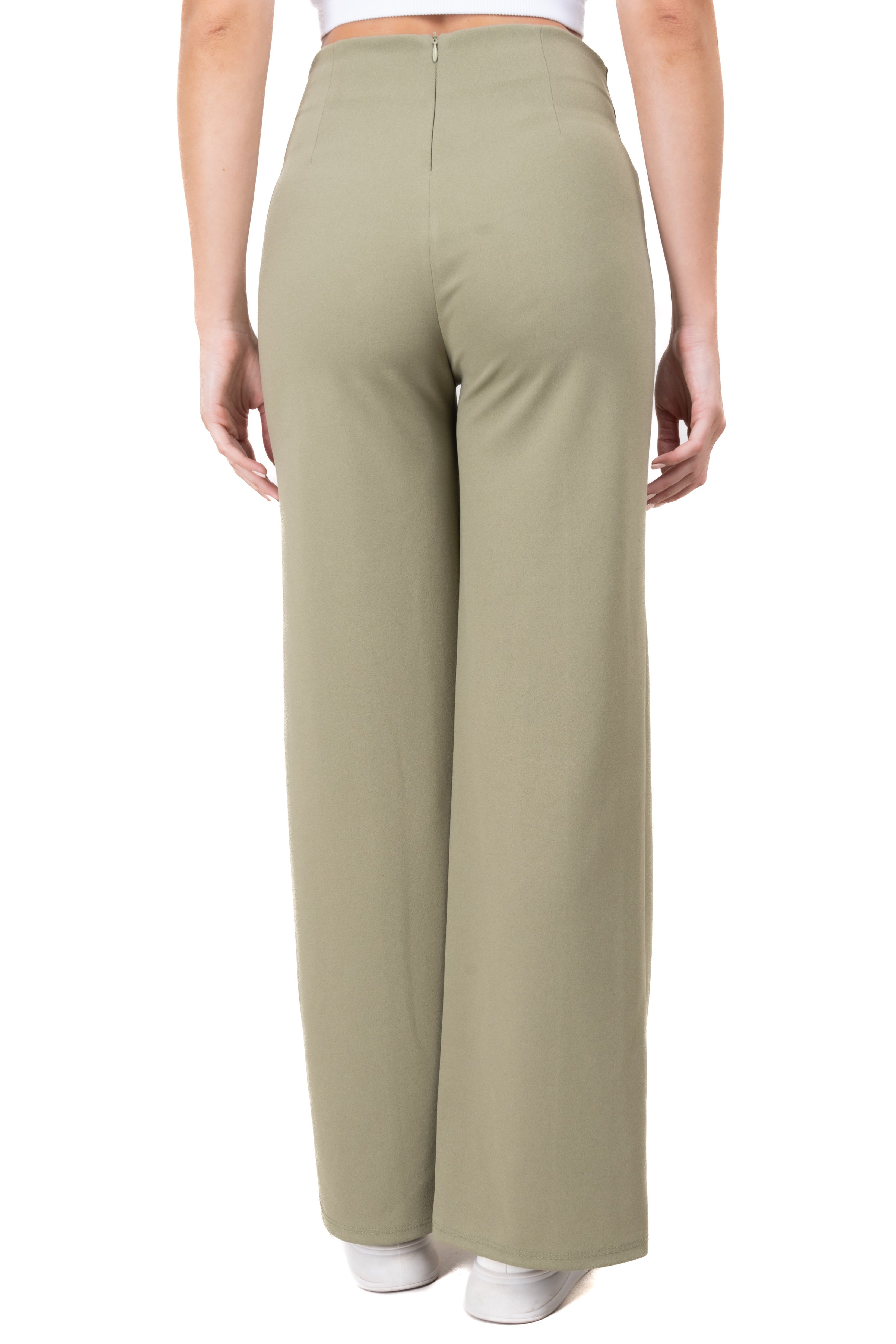 Pantalón Wide Leg Cintura Alta Costuras sold by Shasa product image thumbnail 4