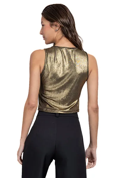 Top metálico cuello redondo sold by Shasa product image thumbnail 4