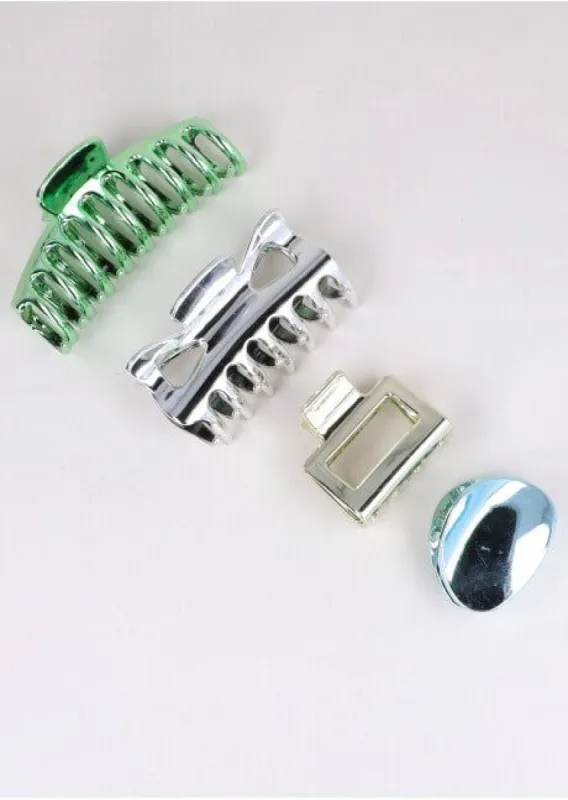 Set 4 Pinzas Metálicas sold by Shasa