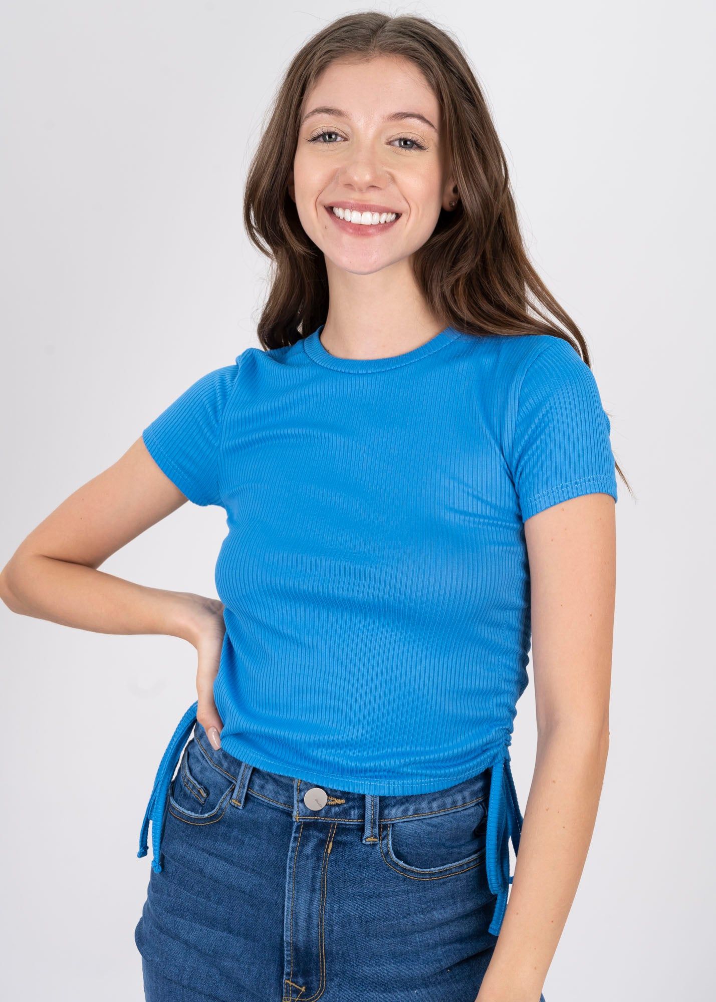 Top manga corta jaretas laterales sold by Shasa