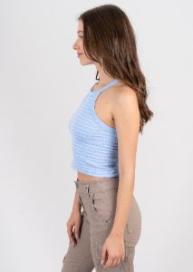 Top halter rayas sold by Shasa