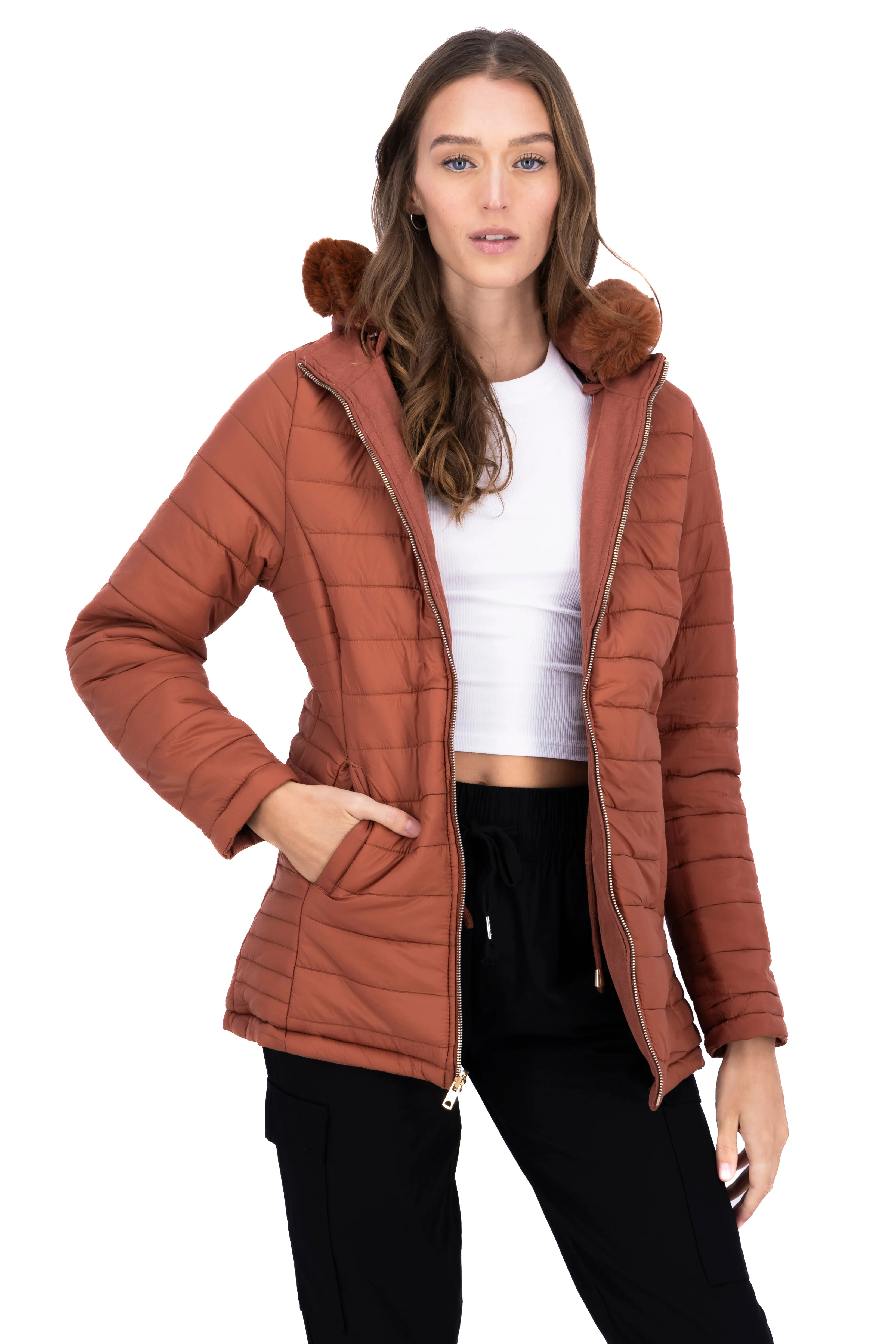 Chamarra larga con gorro sold by Shasa product image thumbnail 2