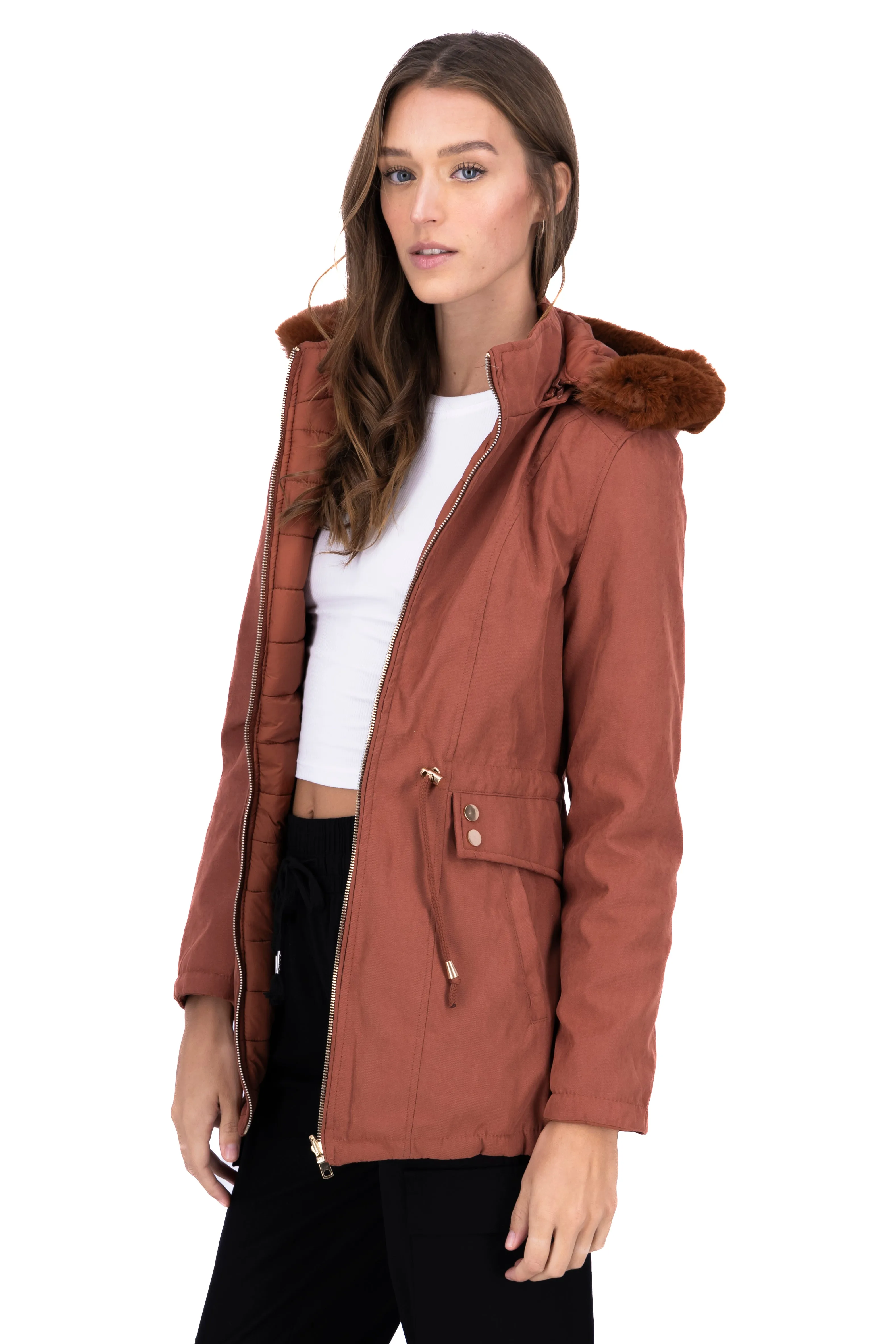 Chamarra larga con gorro sold by Shasa product image thumbnail 3