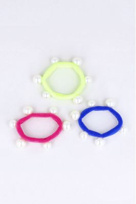 Set 3 ligas perlas maxi sold by Shasa