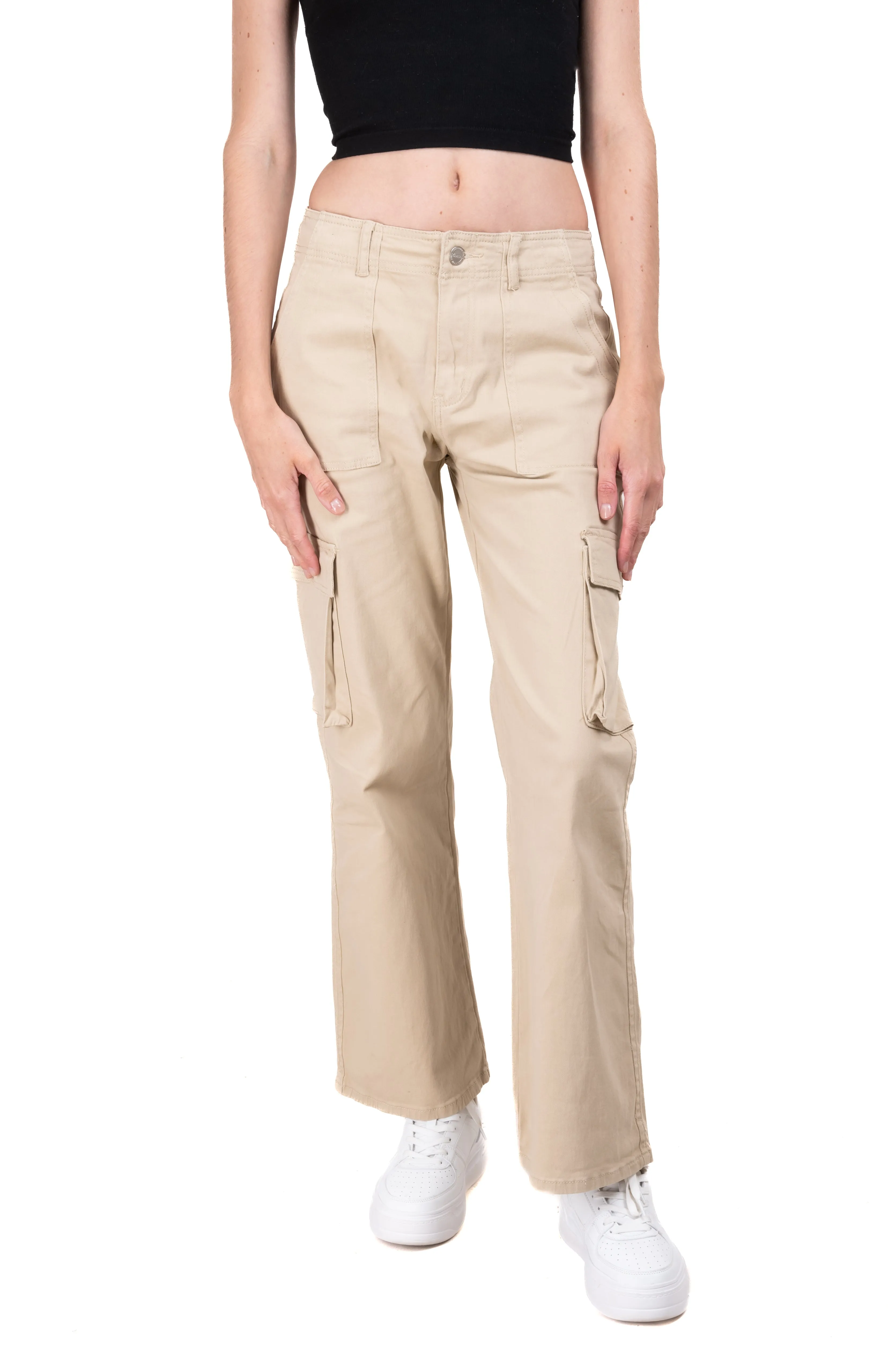 Jeans straight cargo monocolor sold by Shasa product image thumbnail 2