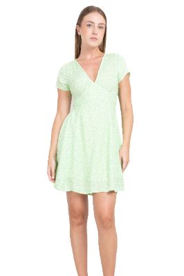 Vestido mini espalda abierta flores sold by Shasa