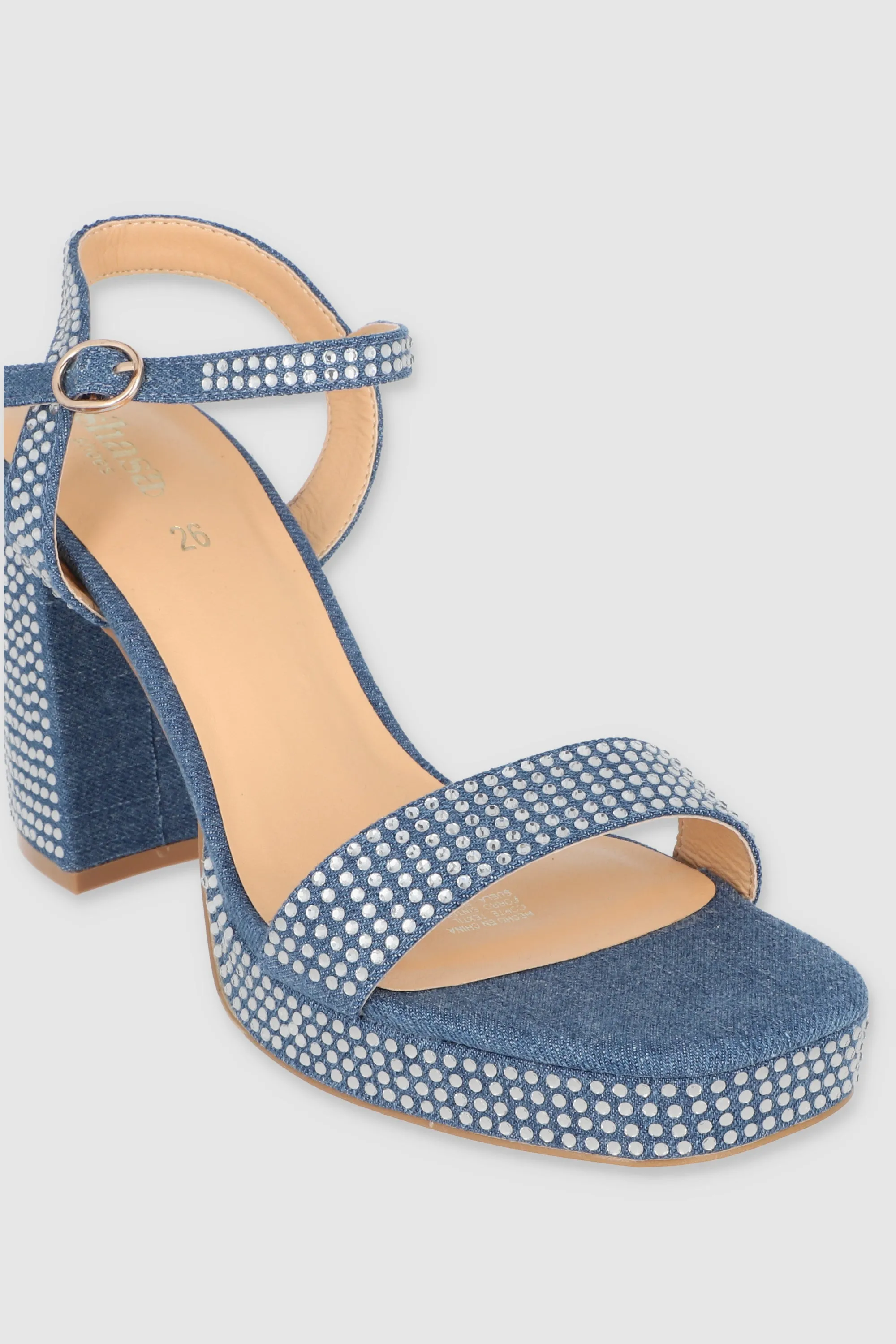 Tacon pulsera denim brillos sold by Shasa product image thumbnail 4