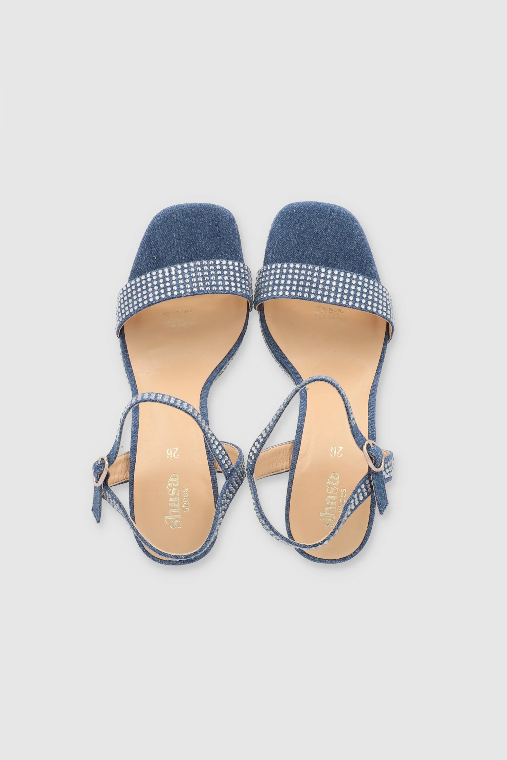 Tacon pulsera denim brillos sold by Shasa product image thumbnail 3