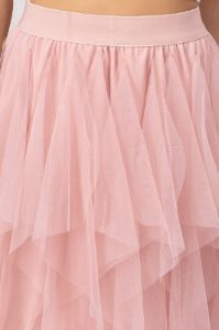 Falda maxi tul ondas sold by Shasa