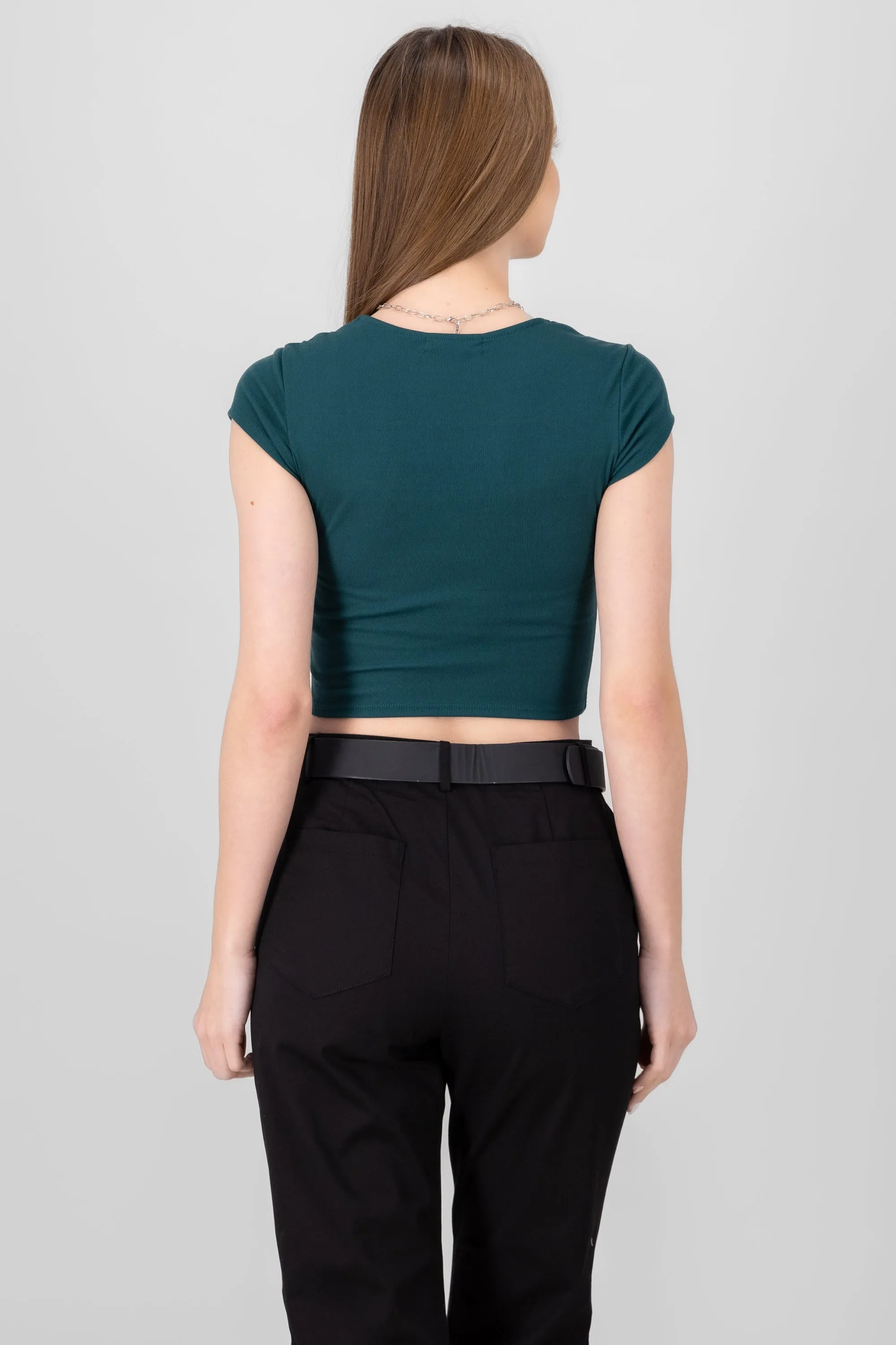 Top escote cuadrado manga corta sold by Shasa product image thumbnail 4