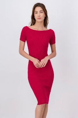 Vestido Tejido Midi Manga Corta sold by Shasa