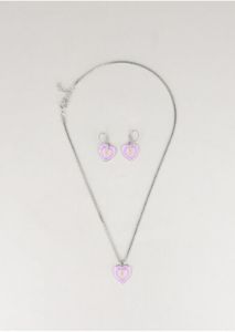 Set 3 Aretes Collar Corazones sold by Shasa