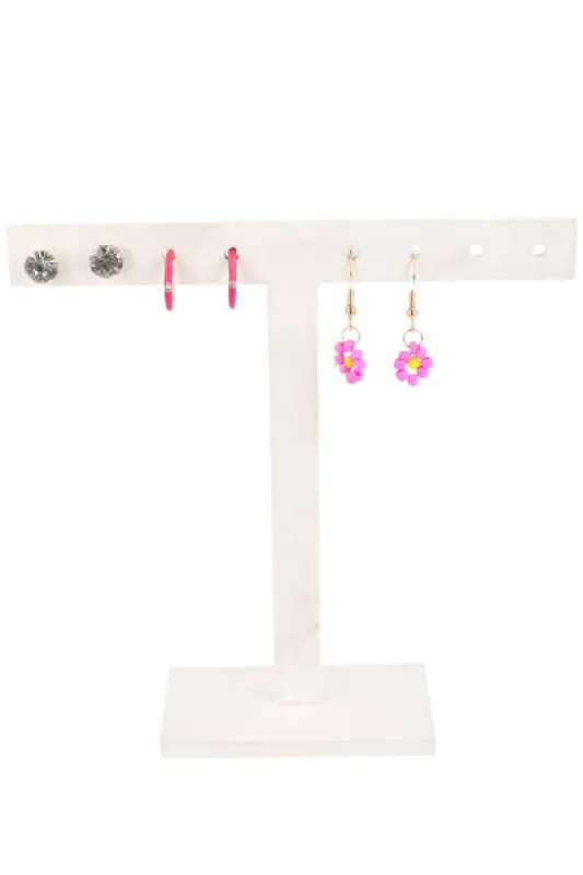 3Pr Aretes Arracadas Flor sold by Shasa