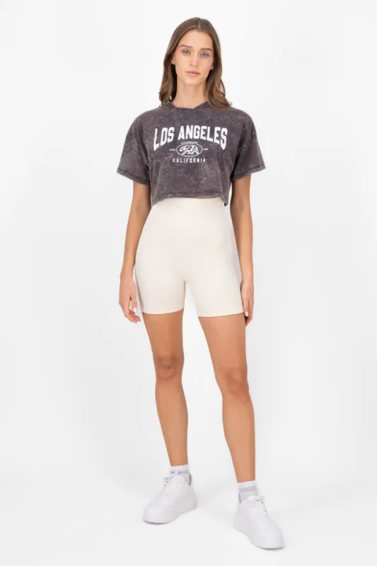 Biker short plisado sold by Shasa