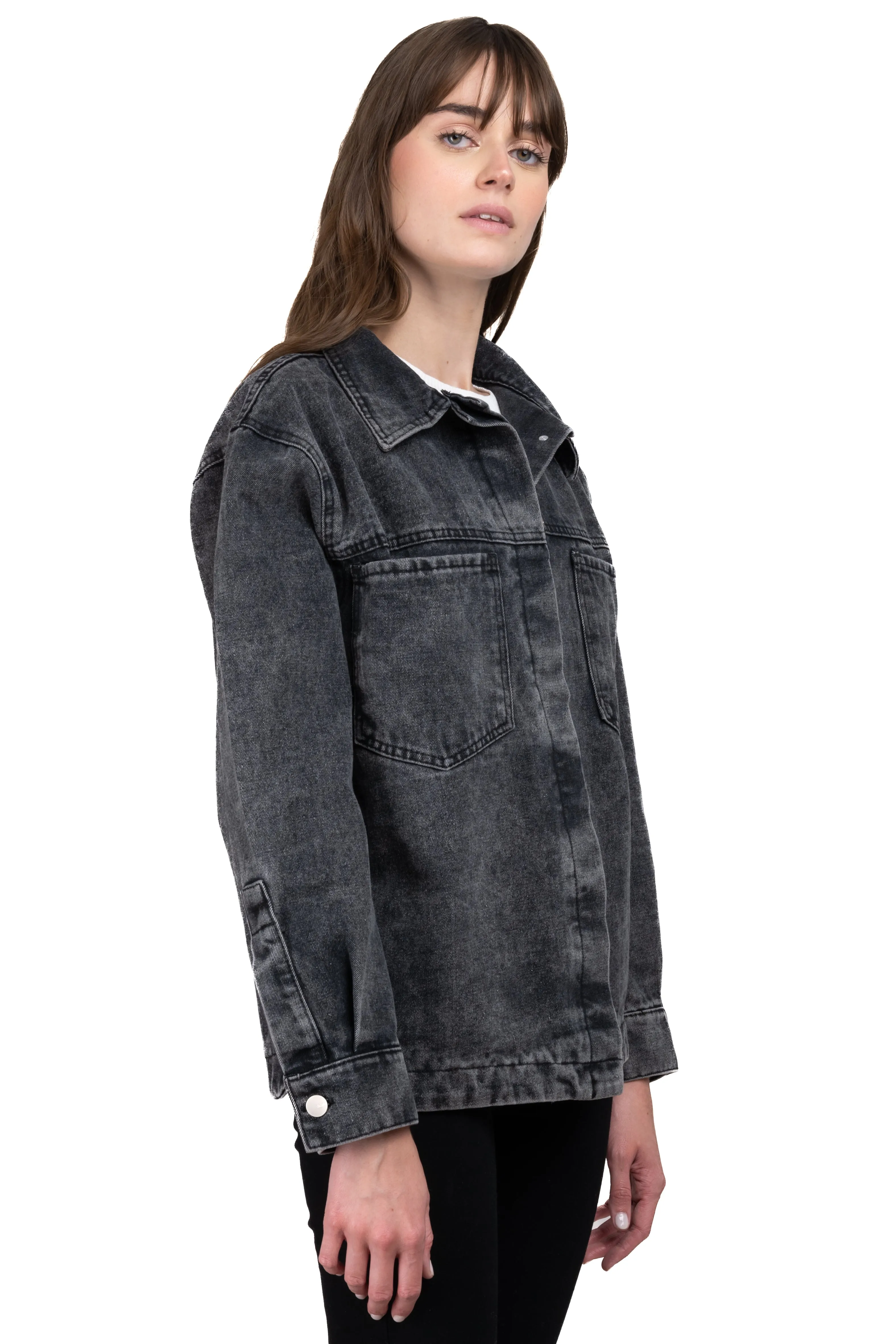 Chamarra denim oversize bolsillos sold by Shasa product image thumbnail 3