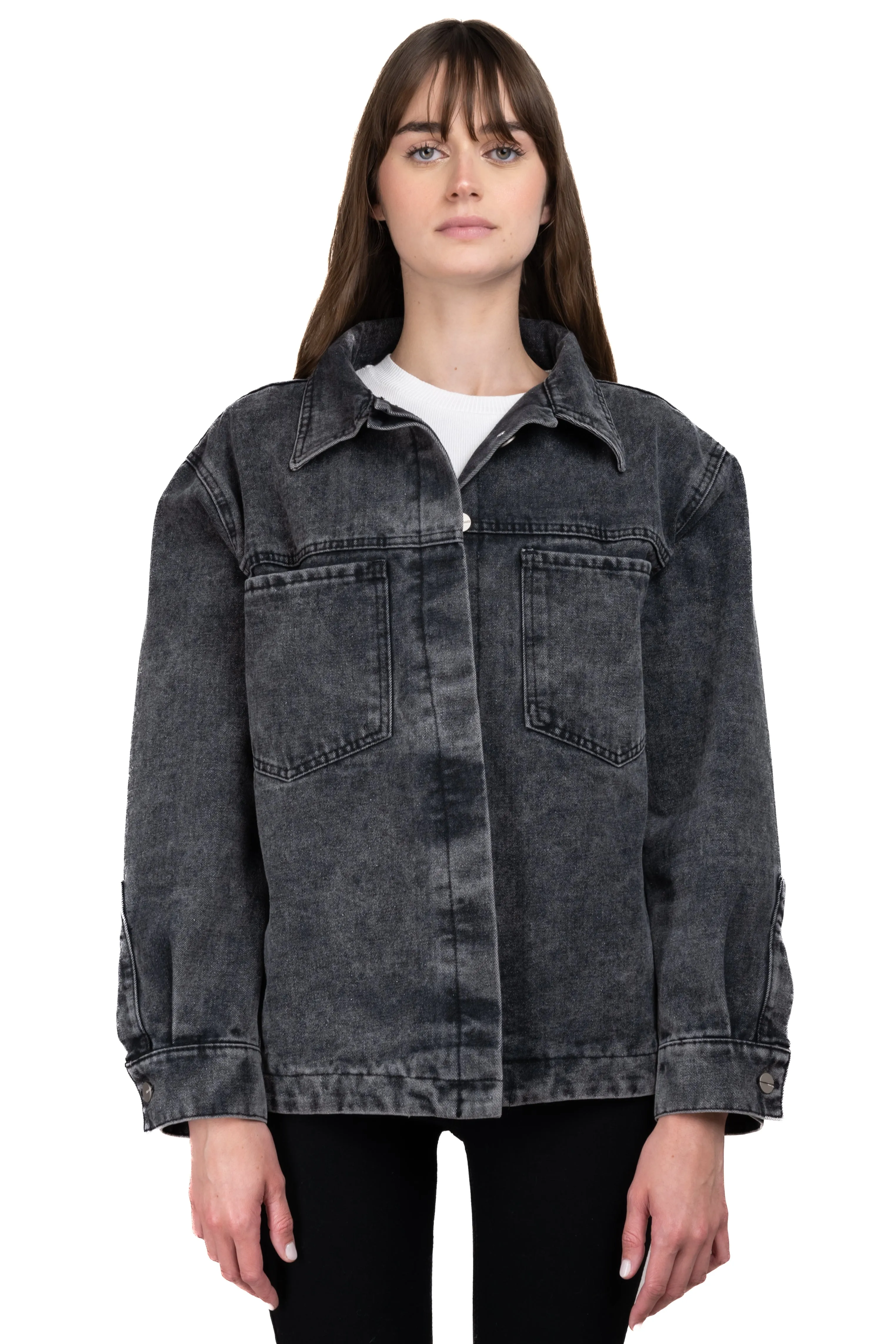 Chamarra denim oversize bolsillos sold by Shasa product image thumbnail 2