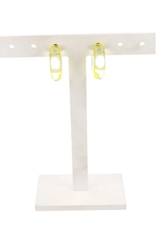 Arracadas Acrilico Color sold by Shasa