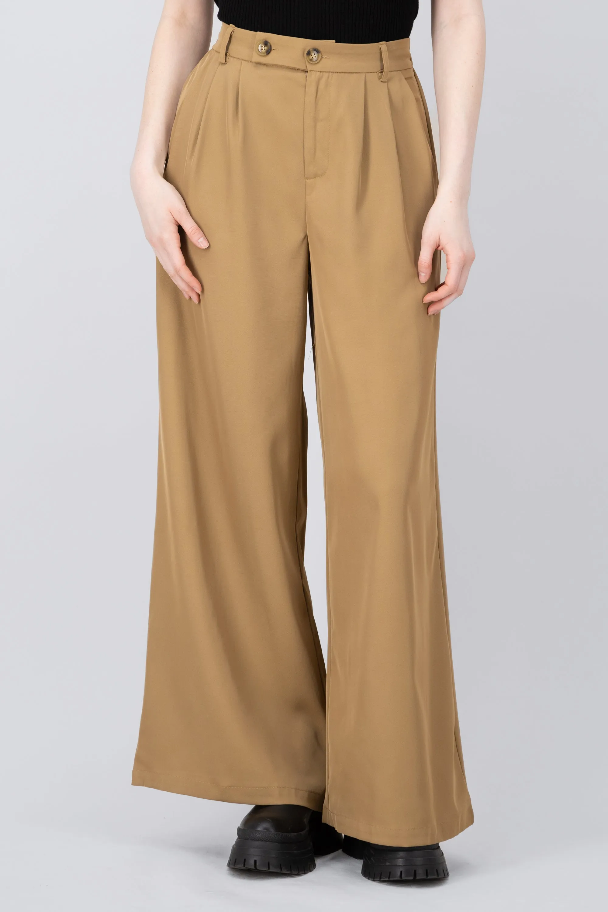 Pantalon recto wideleg doble boton hypsters sold by Shasa product image thumbnail 2