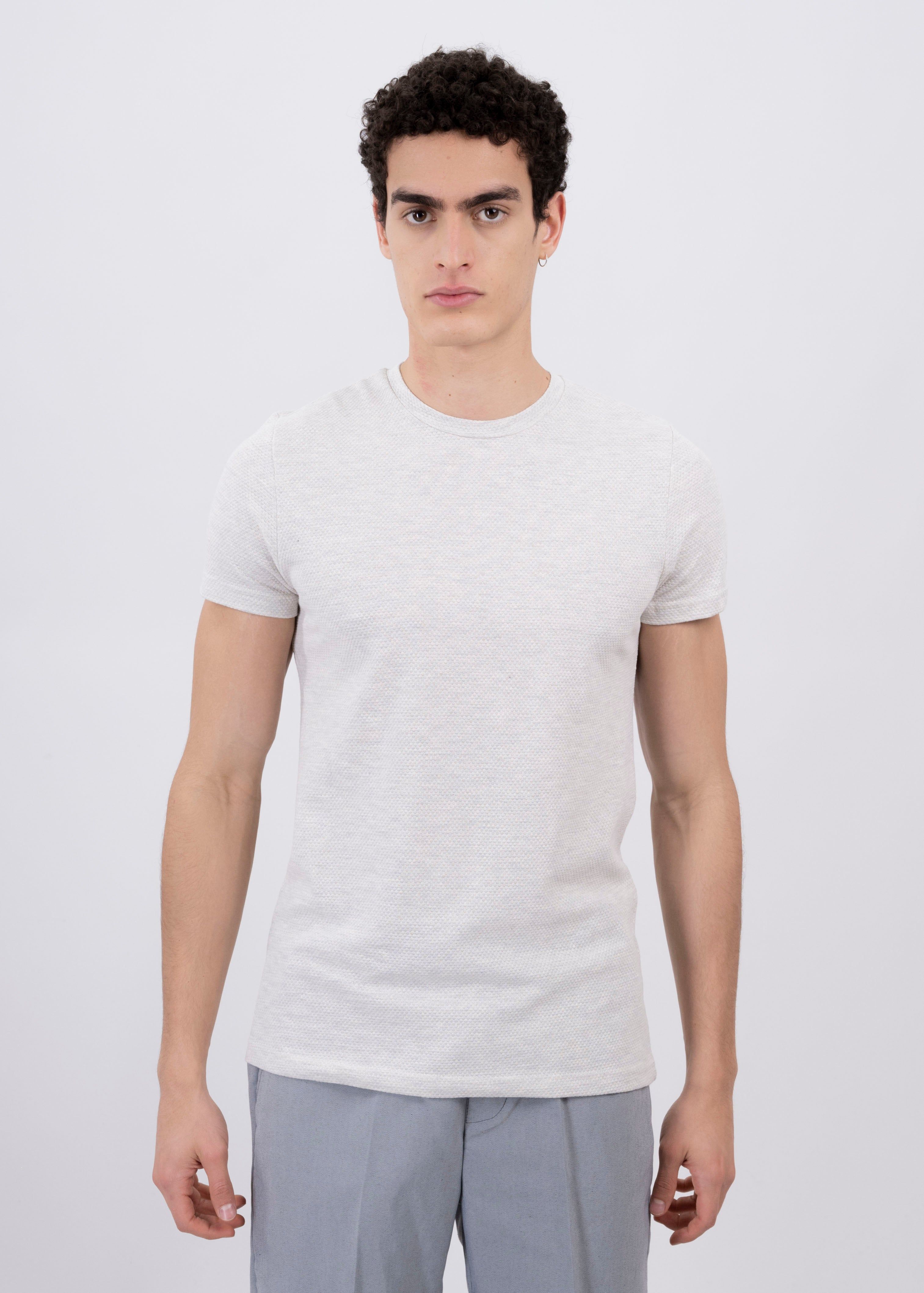 Playera cuello redondo textura waffle sold by Shasa product image thumbnail 2