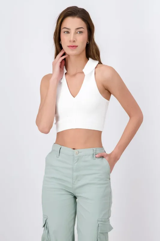 Top seamless cuello polo sold by Shasa