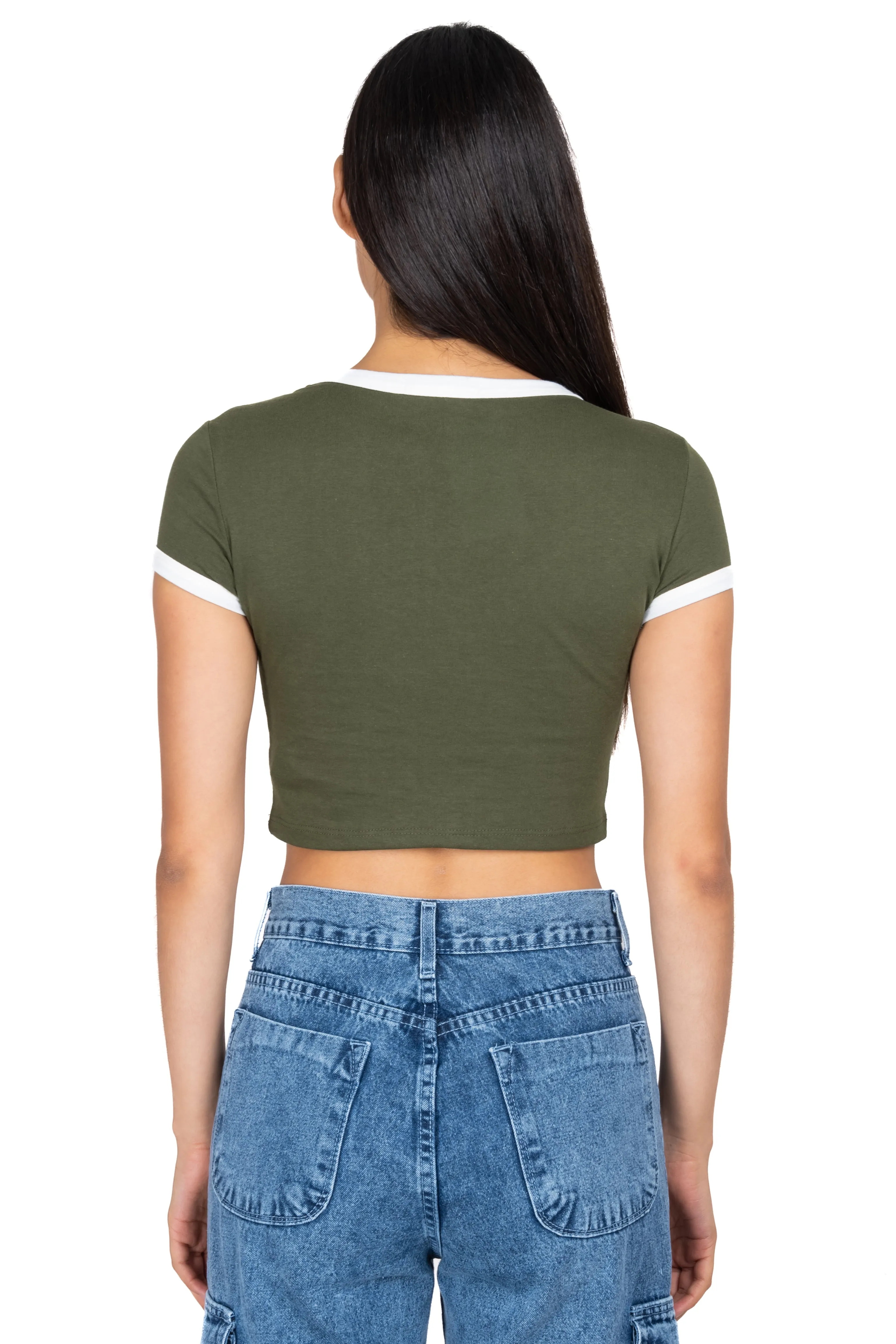 Playera Crop Hongos Lunas sold by Shasa product image thumbnail 4