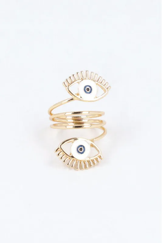 Anillo Espiral Ojos sold by Shasa