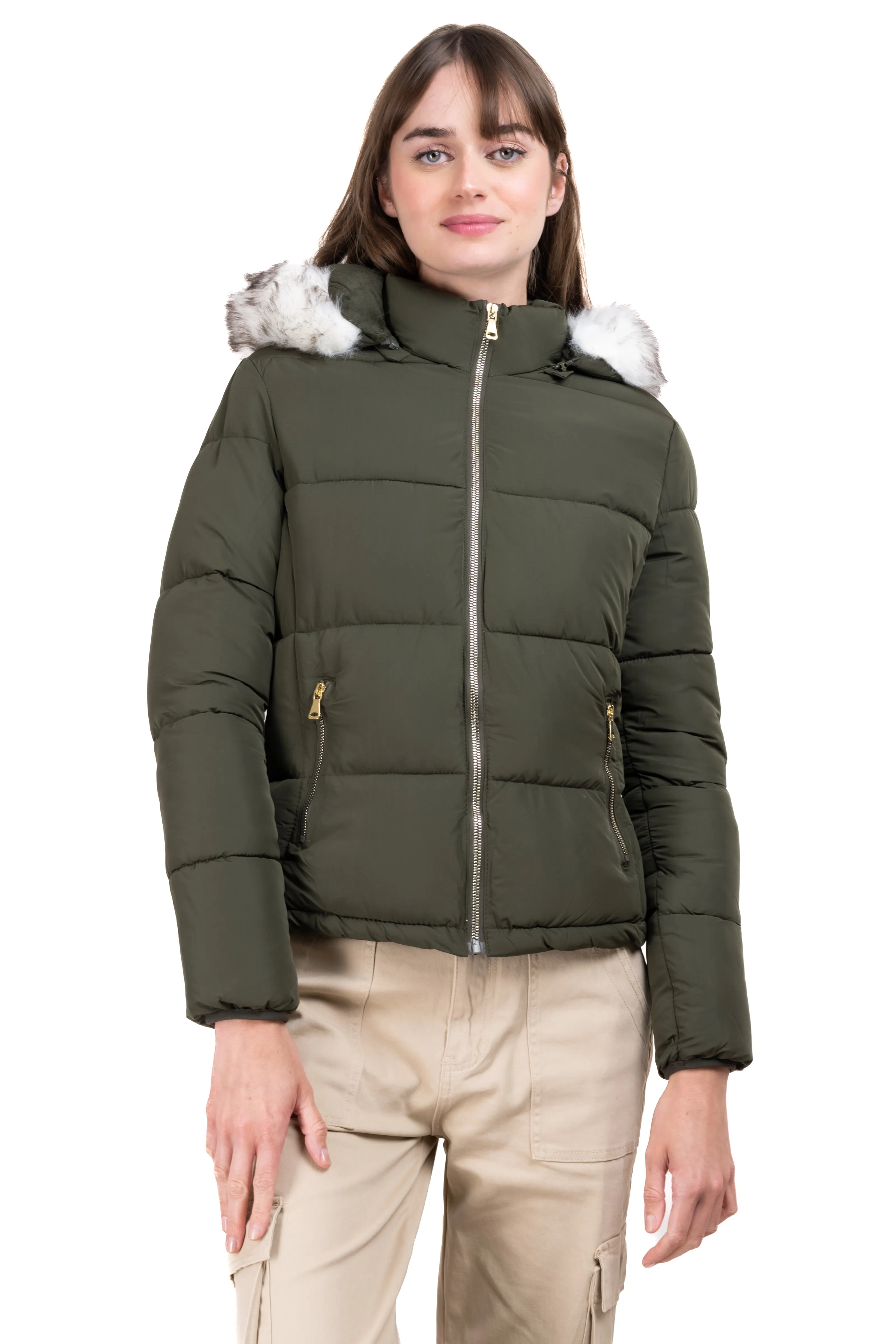 Chamarra capitonada gorro peluche sold by Shasa product image thumbnail 2