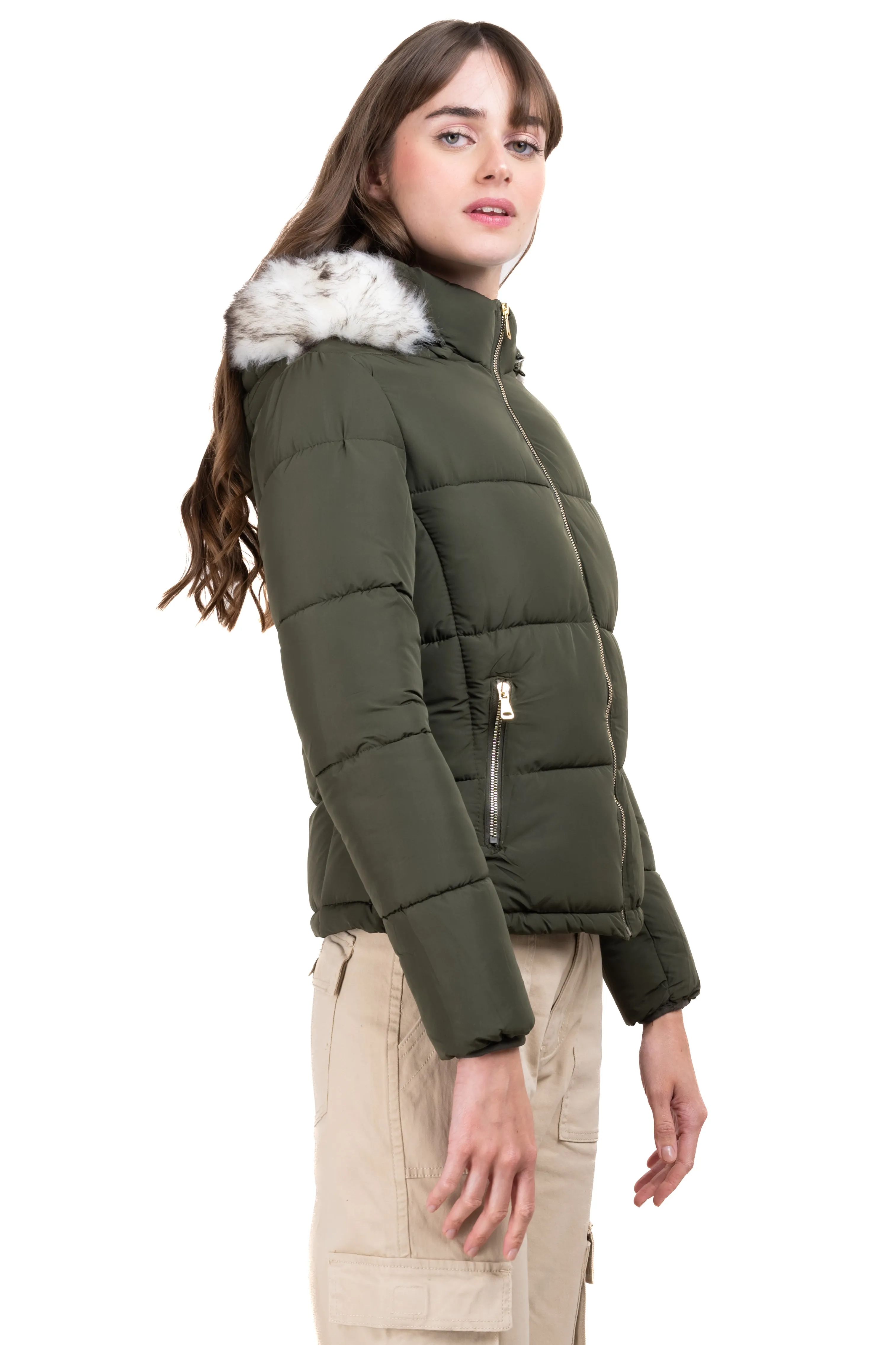 Chamarra capitonada gorro peluche sold by Shasa product image thumbnail 3