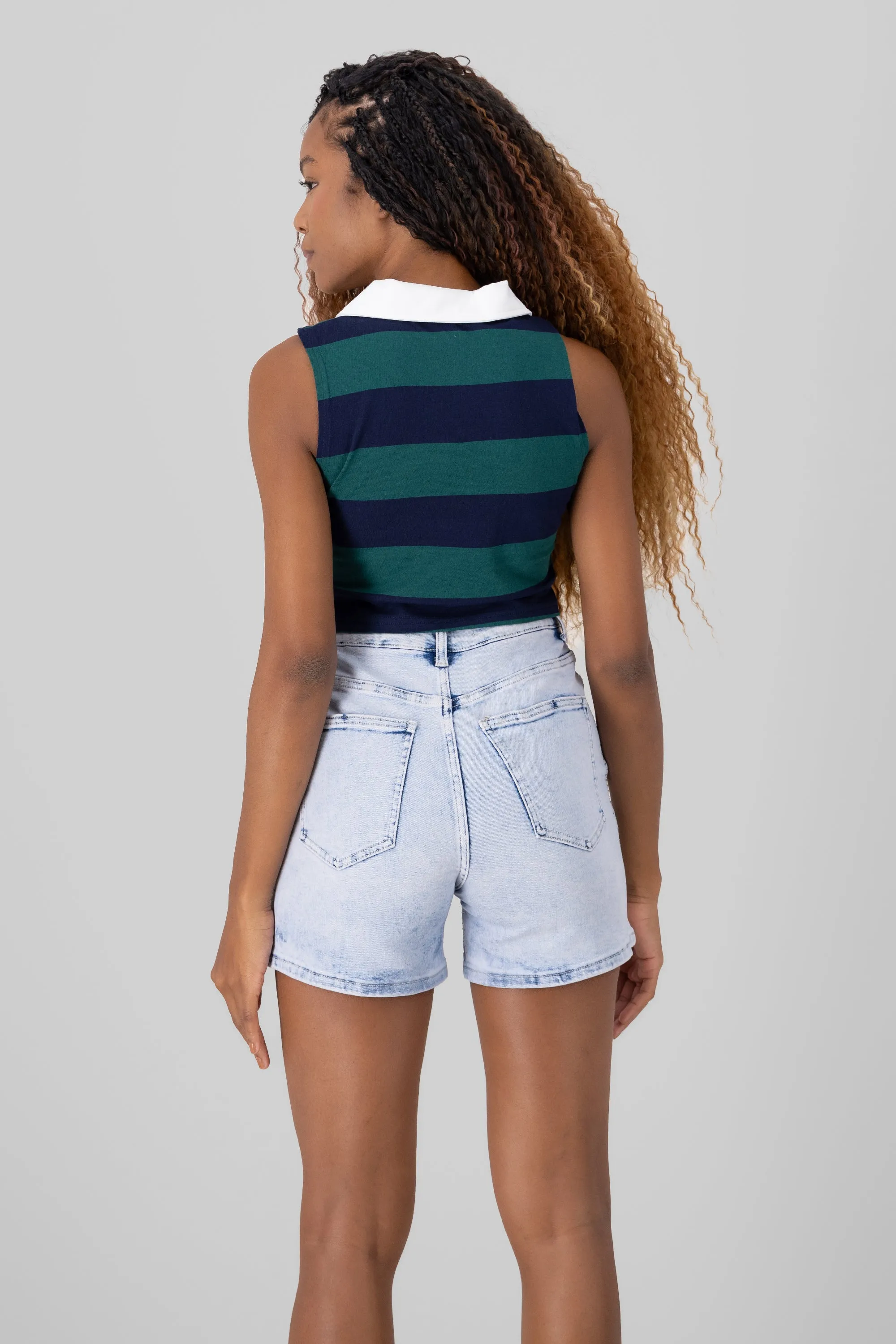 Top polo rayas sin mangas sold by Shasa product image thumbnail 4