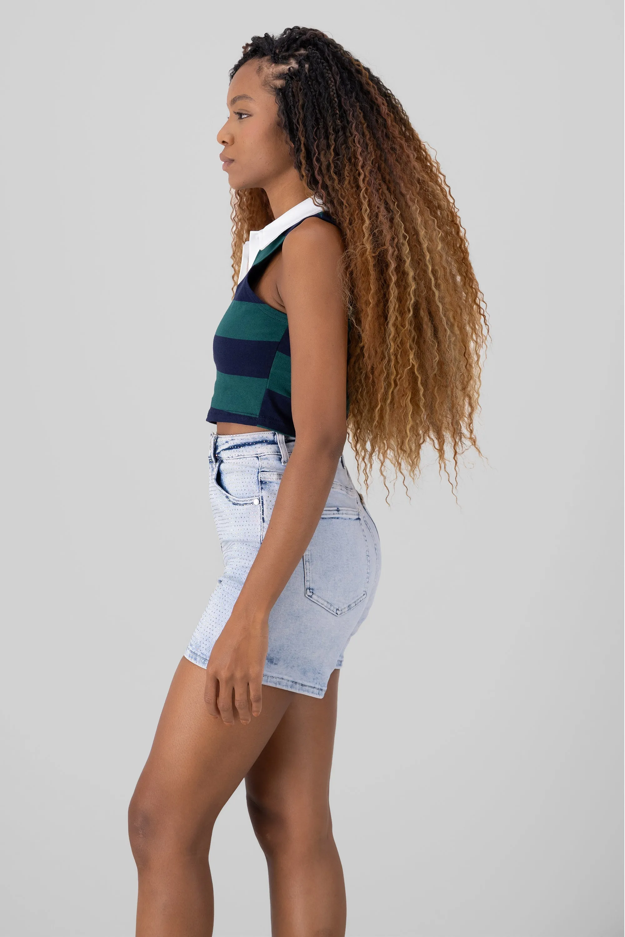 Top polo rayas sin mangas sold by Shasa product image thumbnail 3