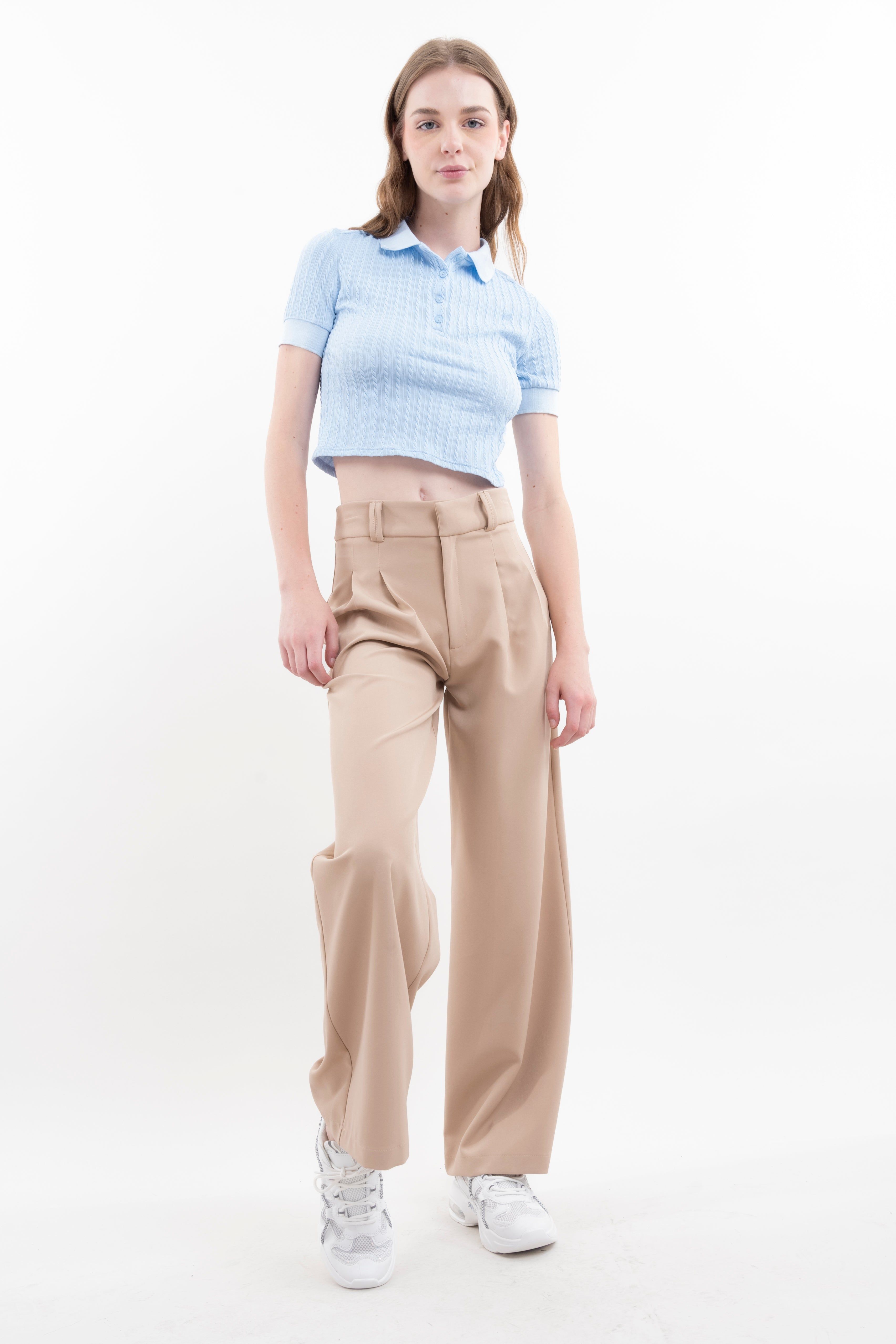 Pantalón wide leg pinza plisada sold by Shasa product image thumbnail 4