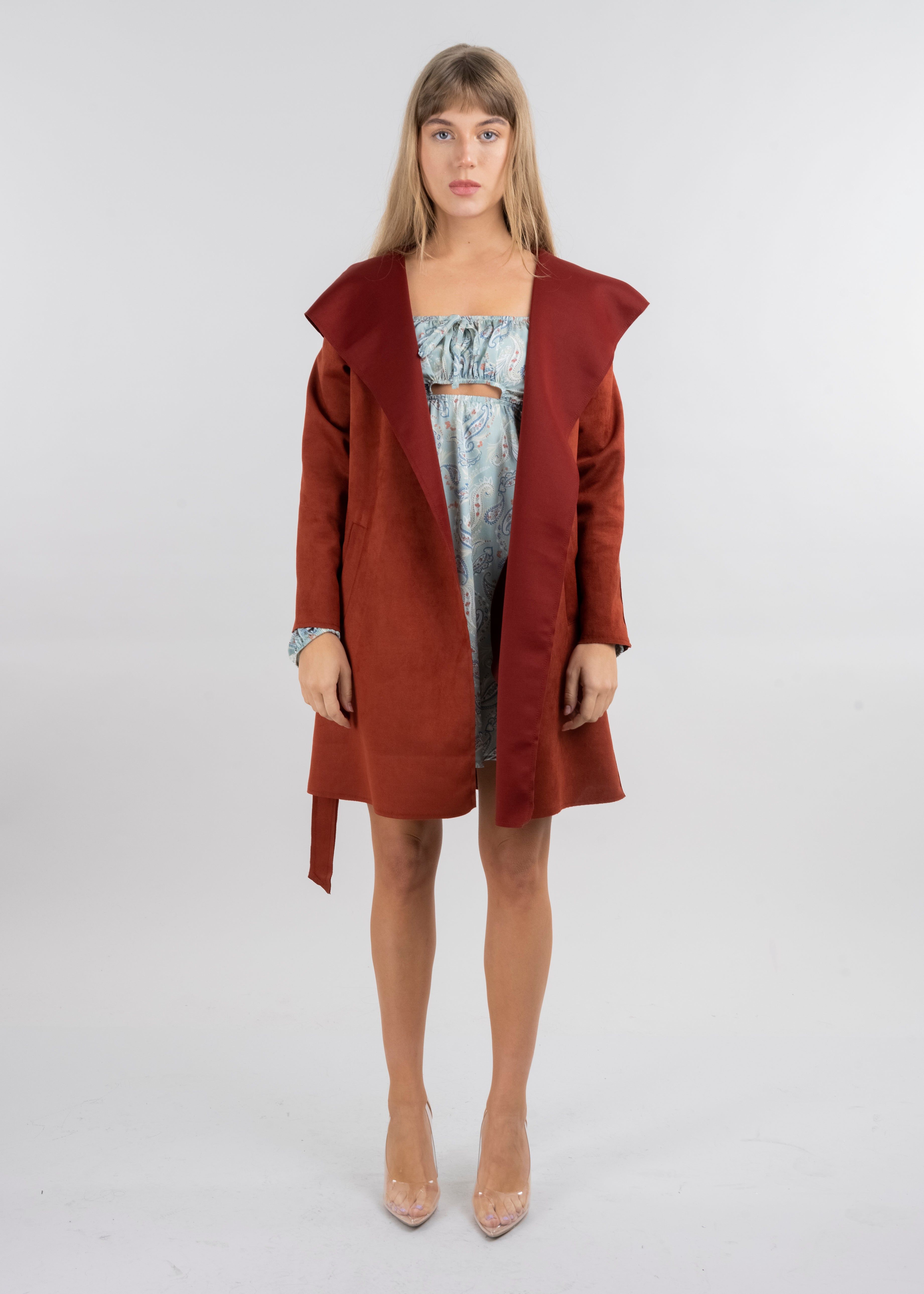 Abrigo liso suede sold by Shasa product image thumbnail 2