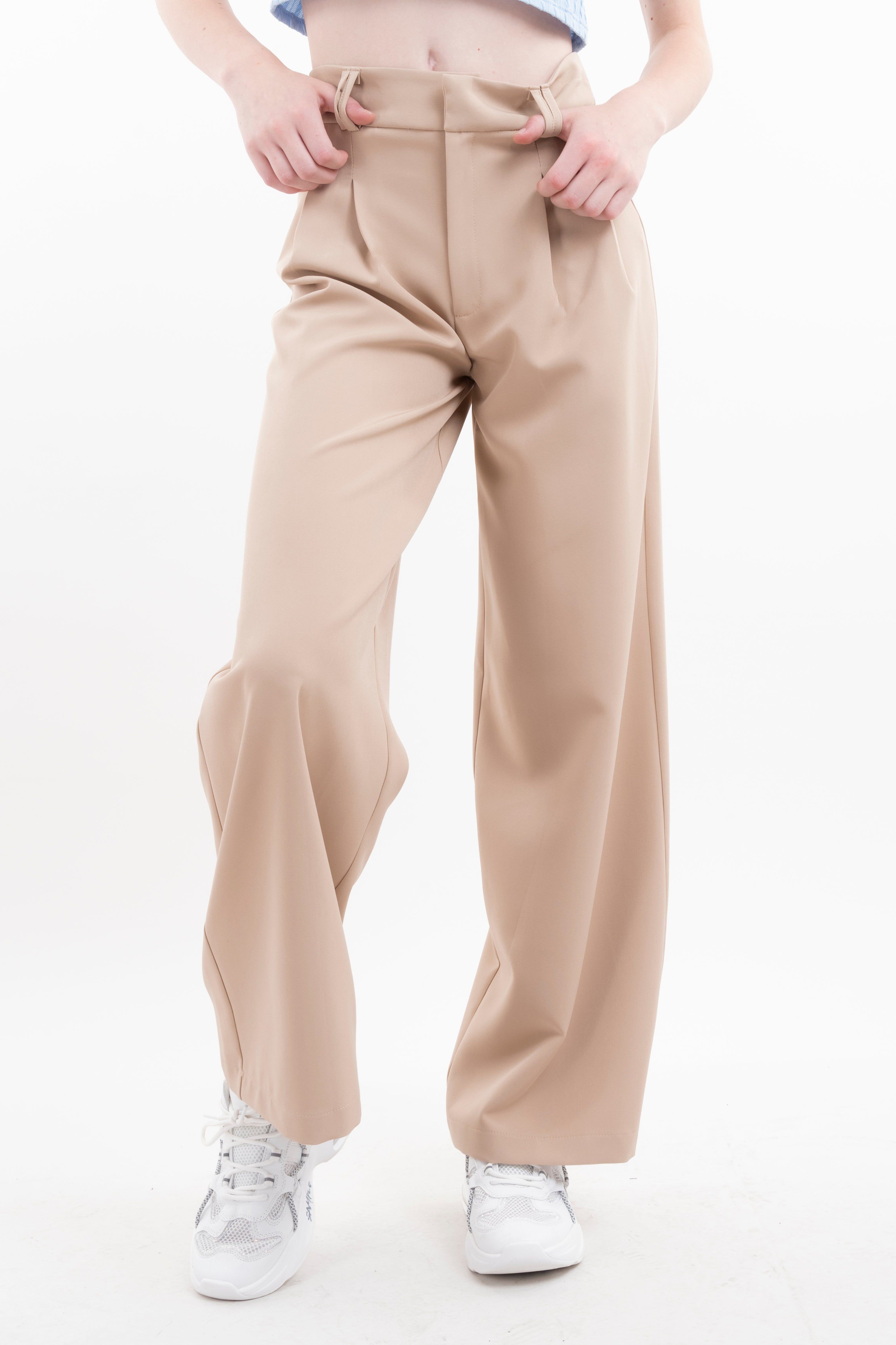 Pantalón wide leg pinza plisada sold by Shasa