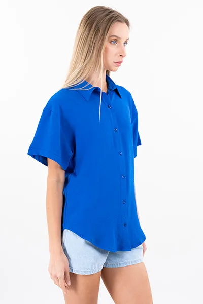 Camisa Amplia Manga Corta Lisa sold by Shasa product image thumbnail 3