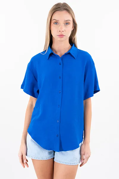 Camisa Amplia Manga Corta Lisa sold by Shasa product image thumbnail 2