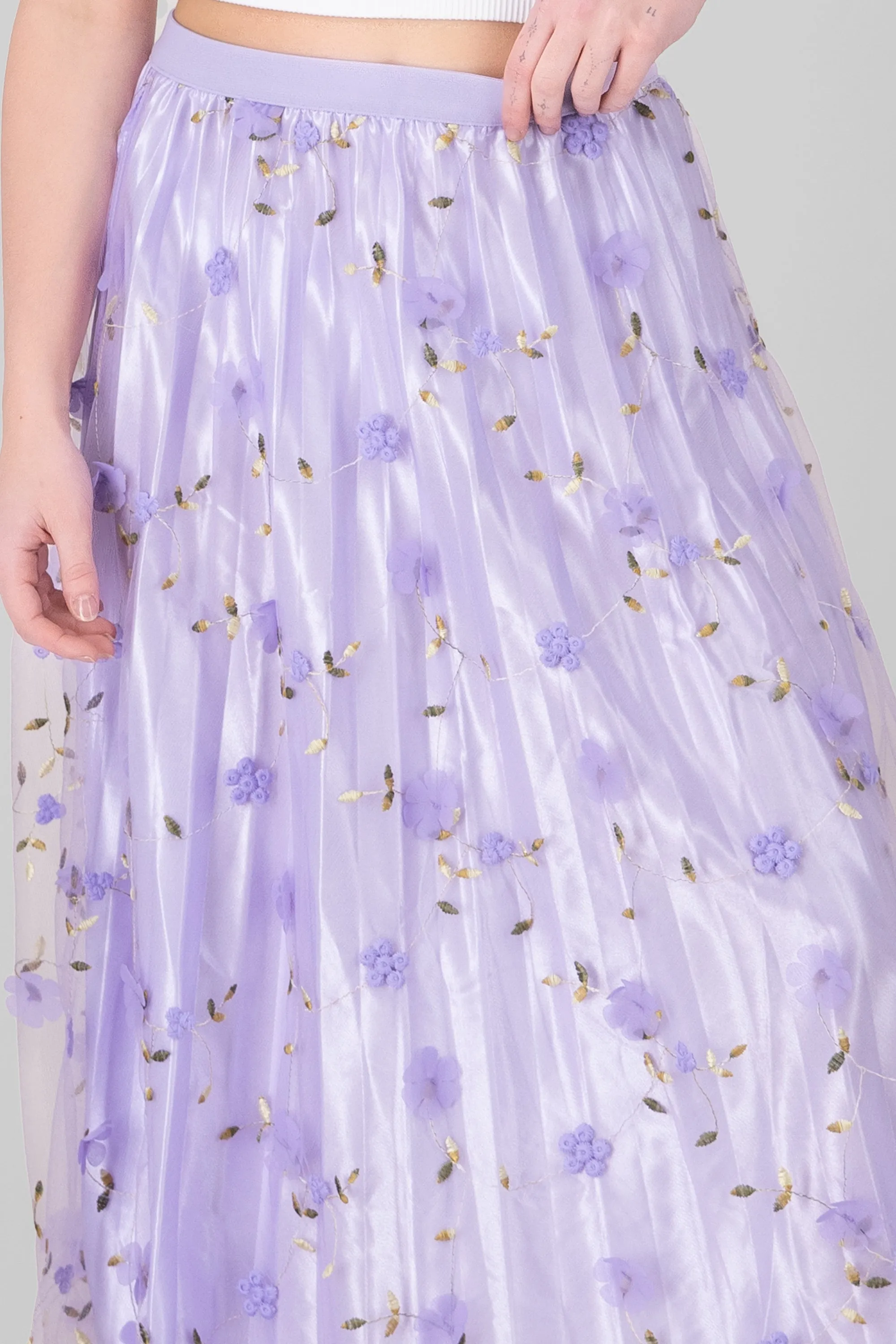 Falda midi mesh flores sold by Shasa product image thumbnail 5