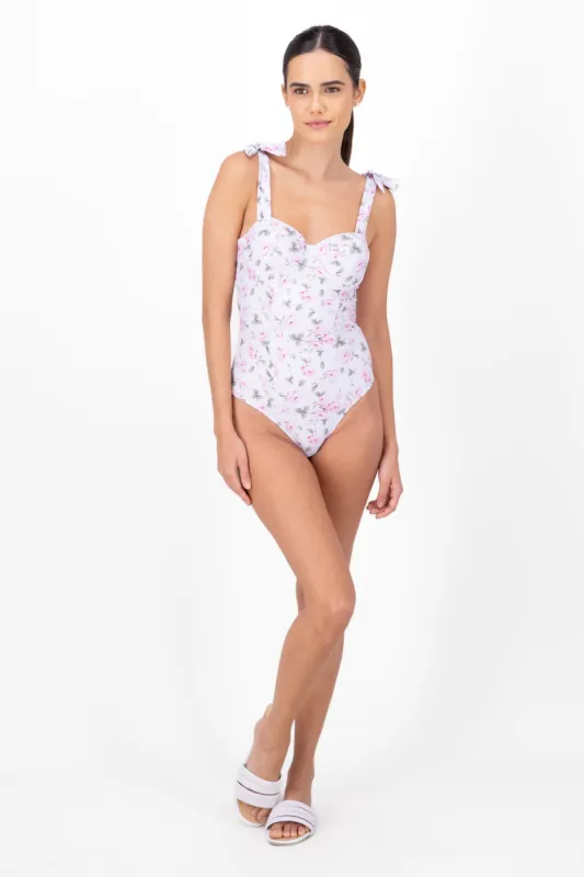 Traje de baño flores con copas sold by Shasa