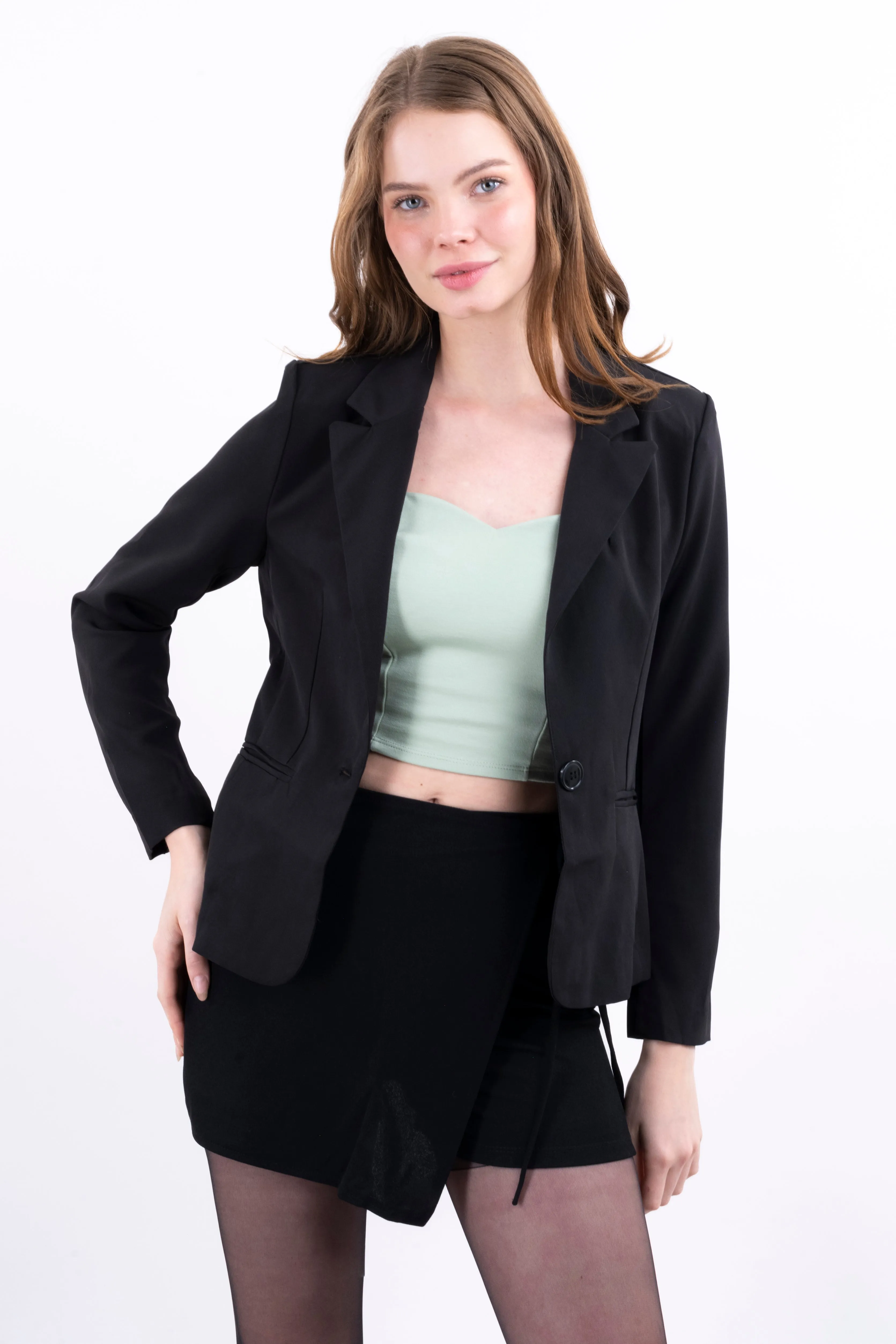 Saco Liso Cuello Solapa Botón sold by Shasa product image thumbnail 2