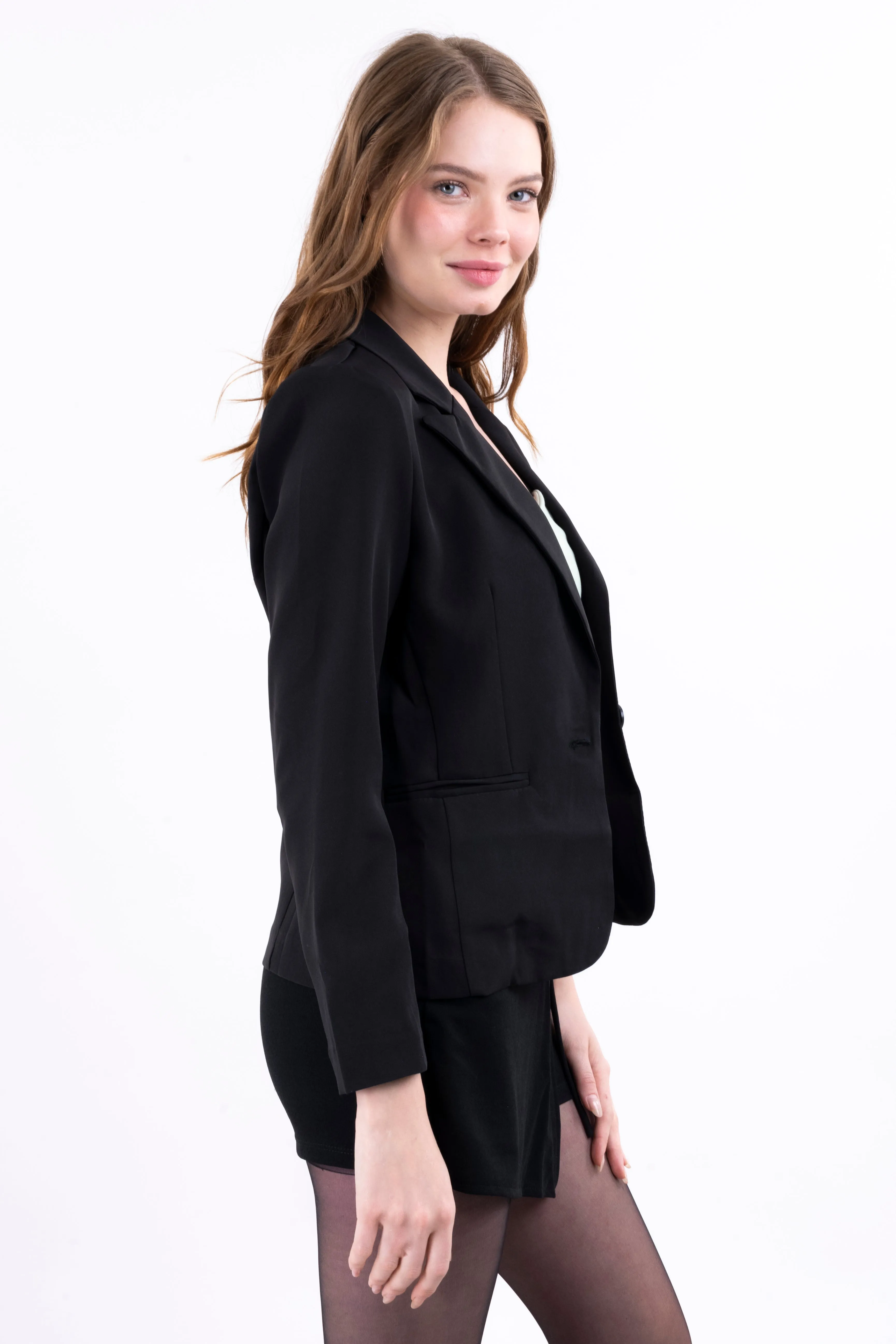 Saco Liso Cuello Solapa Botón sold by Shasa product image thumbnail 3