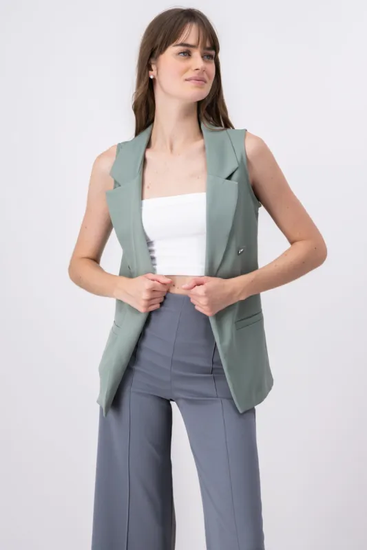 Chaleco sastre botones metálicos sold by Shasa