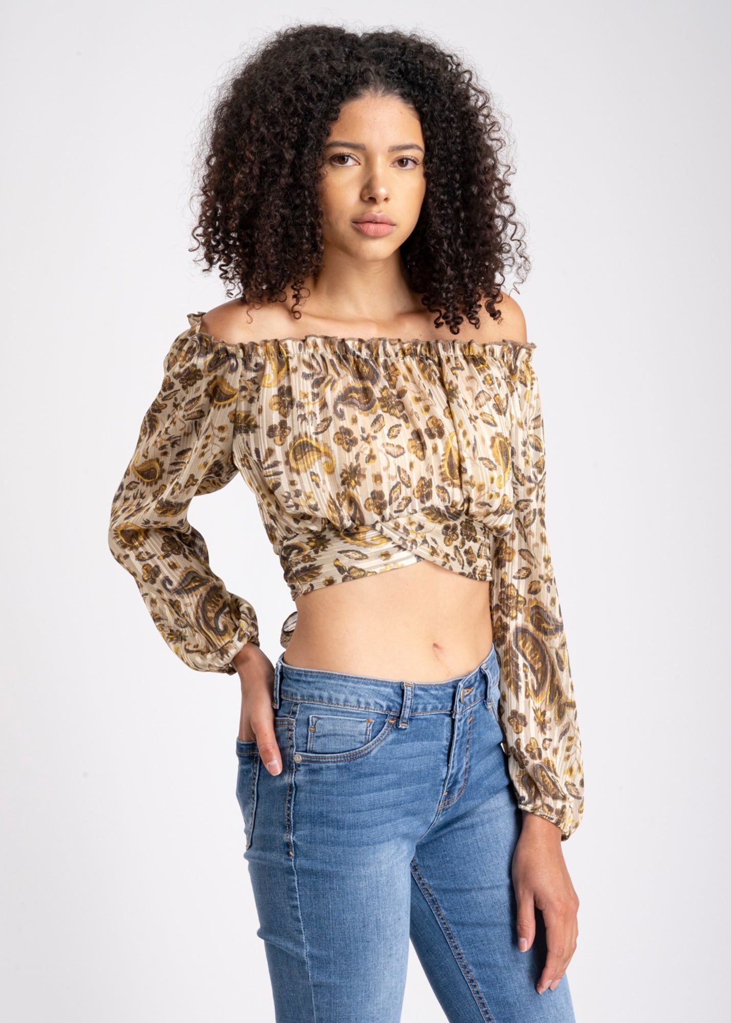 Blusa hombros descubiertos tiras traseras sold by Shasa product image thumbnail 3