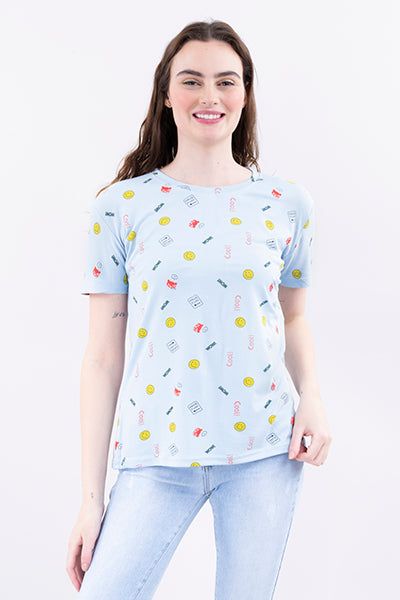 Playera estampada manga corta sold by Shasa