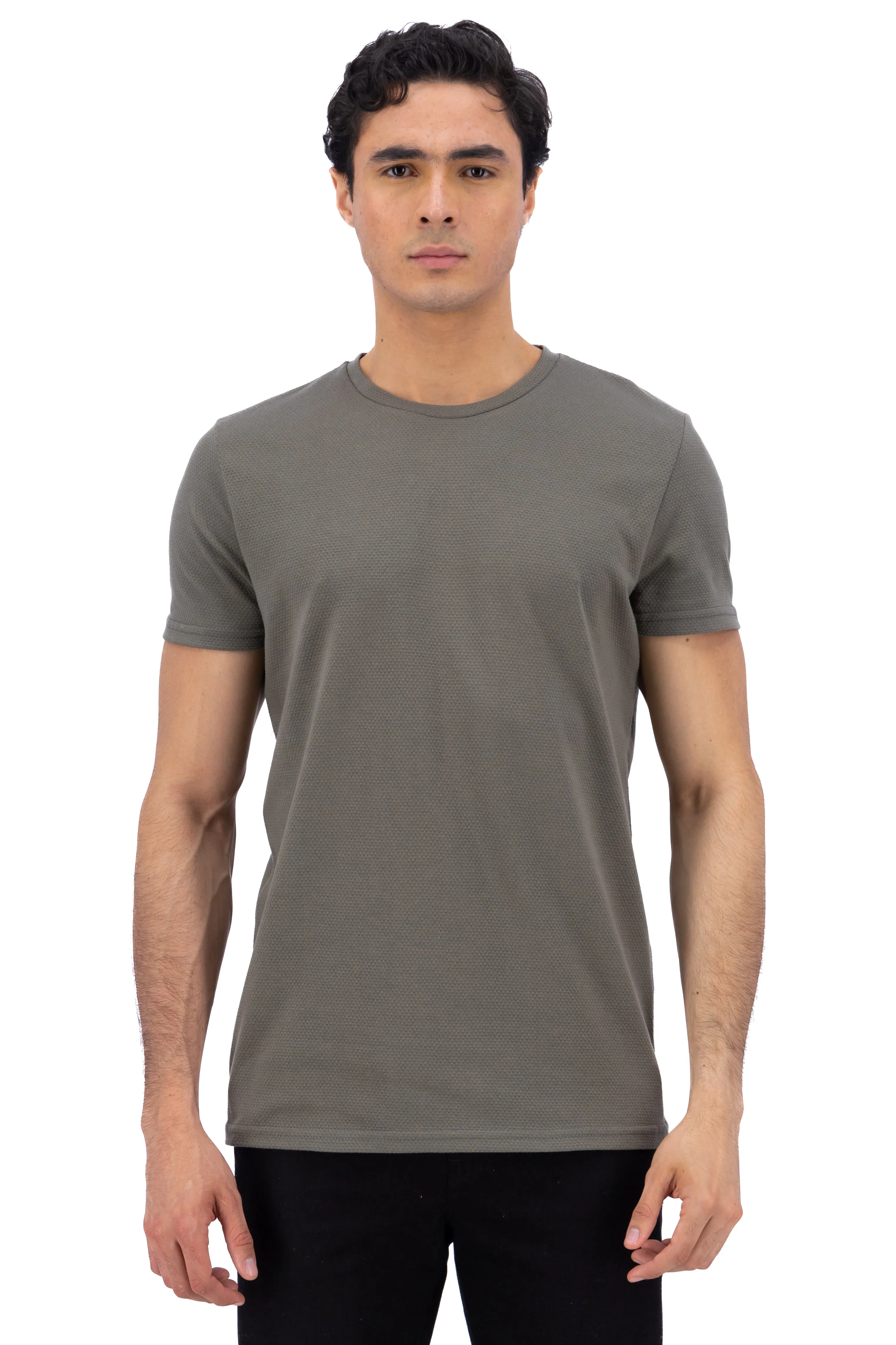 Playera cuello redondo textura waffle sold by Shasa product image thumbnail 2