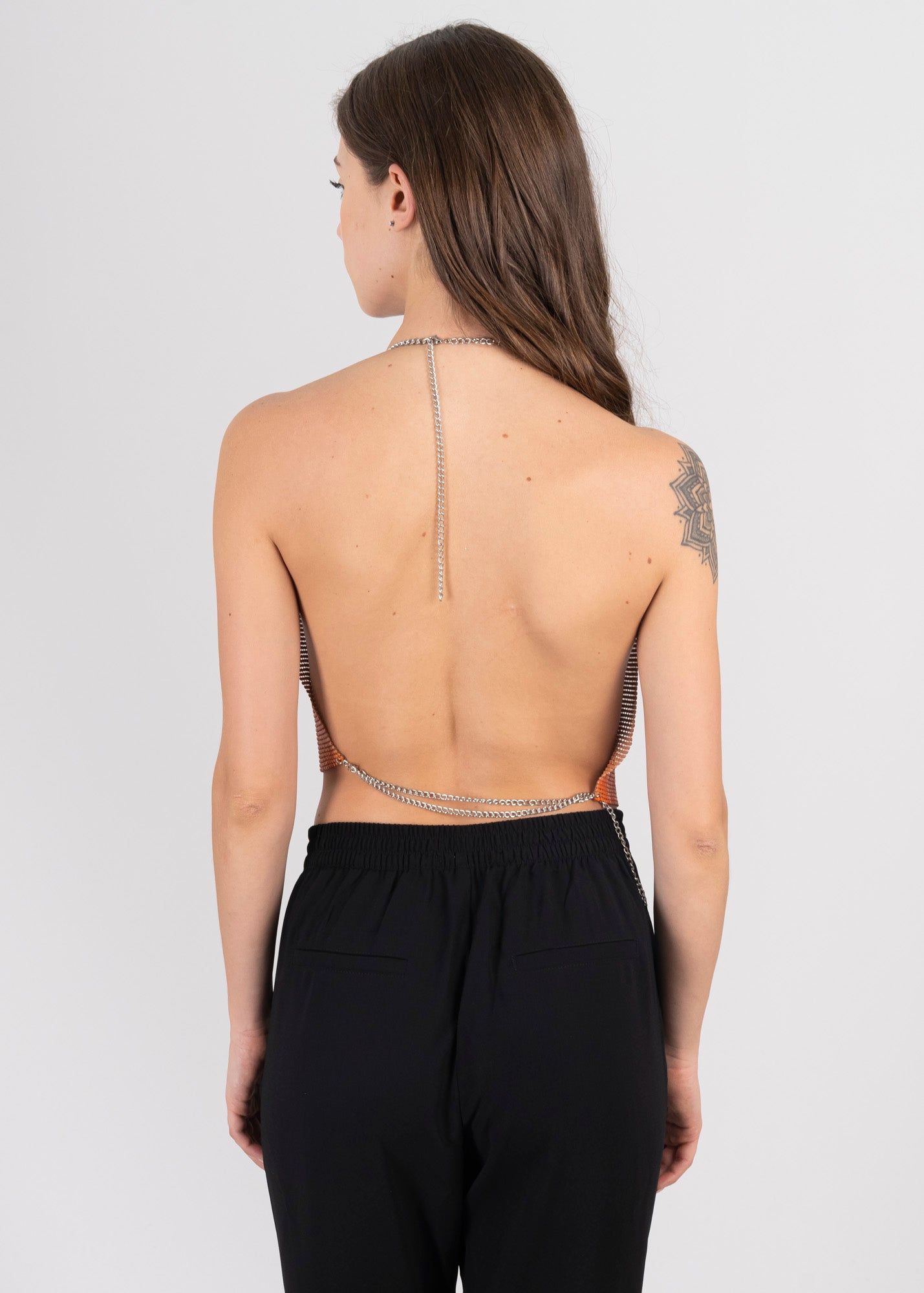 Top metálico drapeado sold by Shasa product image thumbnail 4