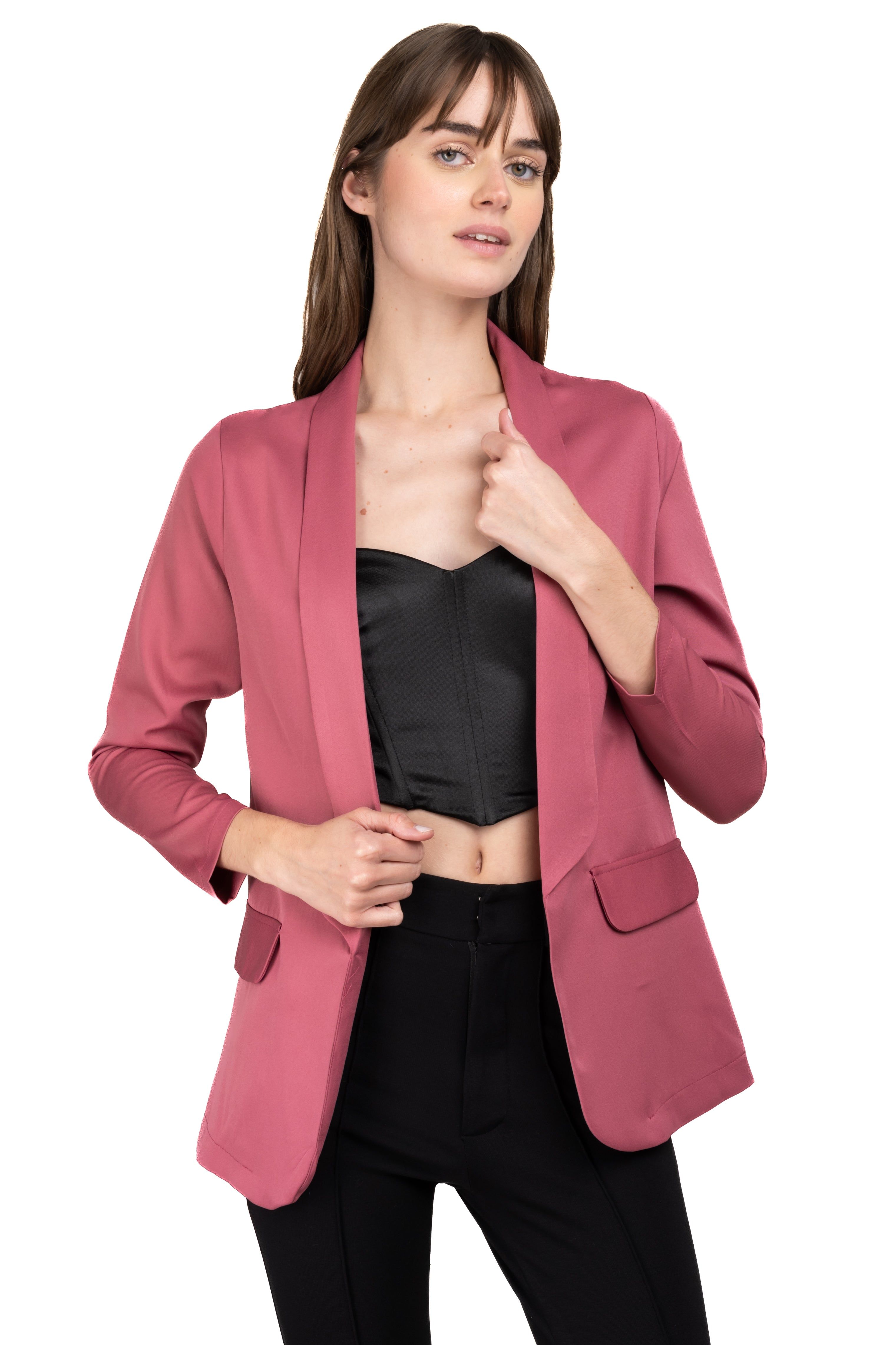 Saco Liso Solapa Recta sold by Shasa