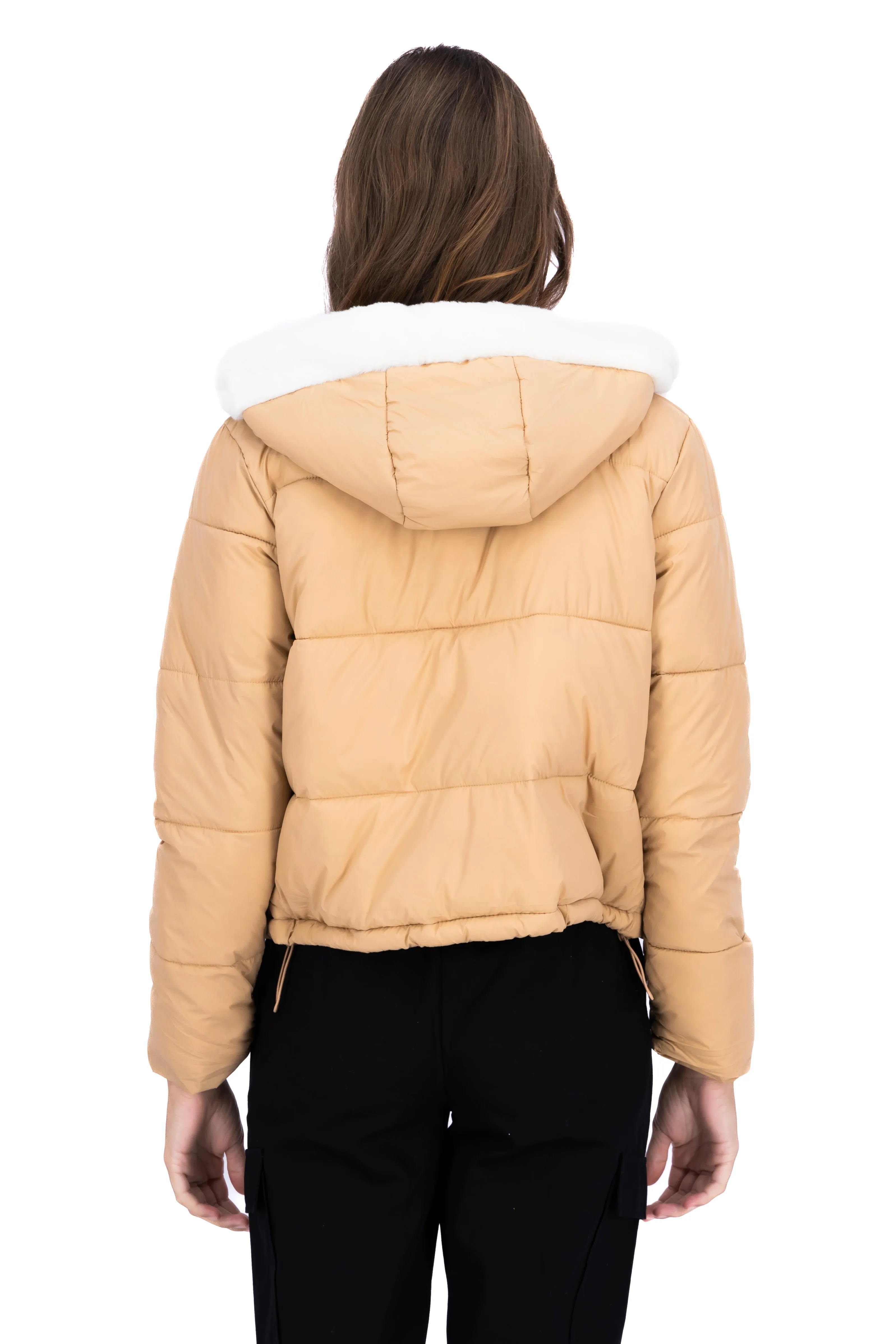 Chamarra puffer gorrito peluche sold by Shasa product image thumbnail 4