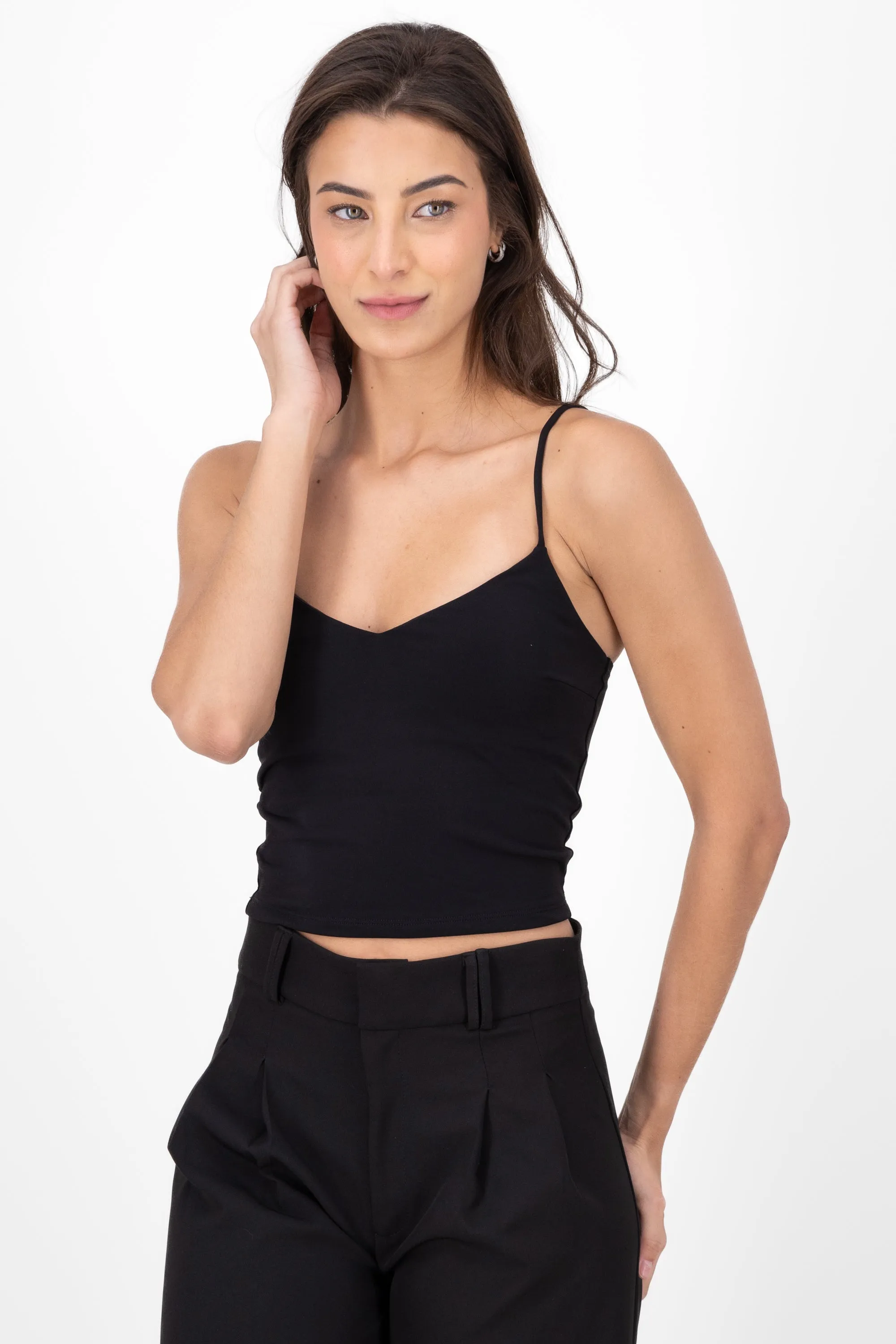 Top Con Copas Tirantes Doble Tela sold by Shasa